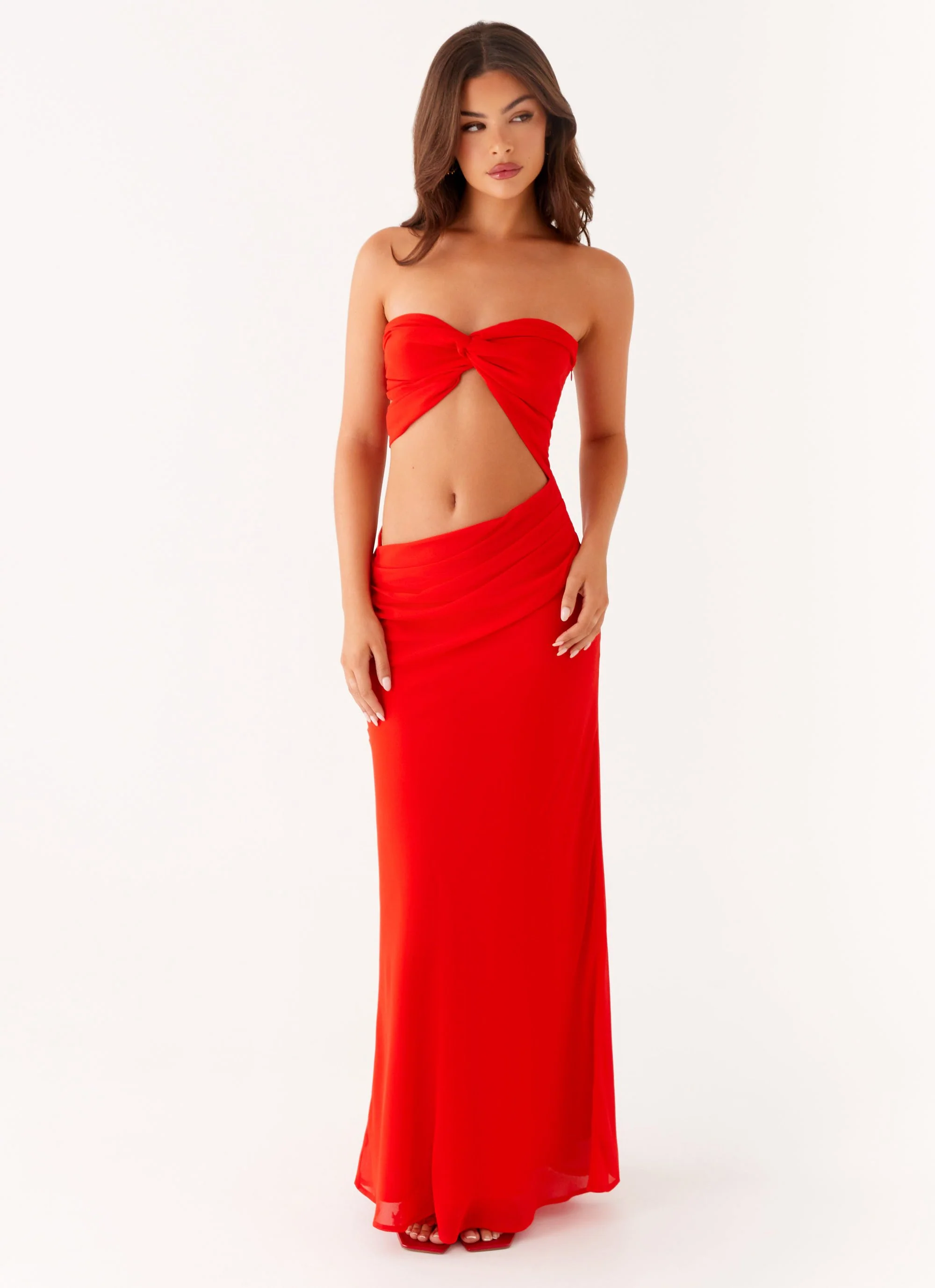 Carla Maxi Dress - Red - Image 6