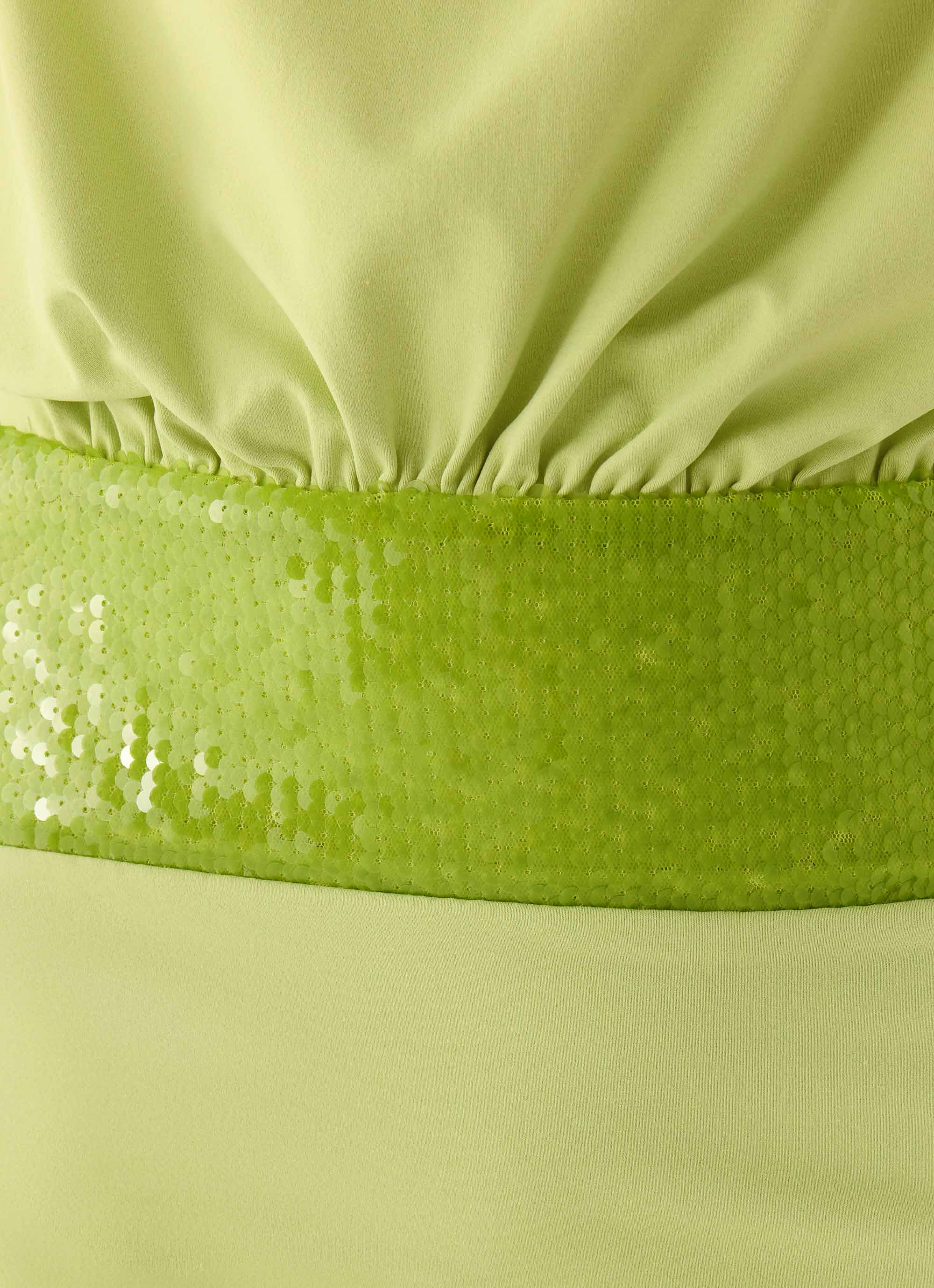 Carlie Halter Mini Dress - Lime - Image 8