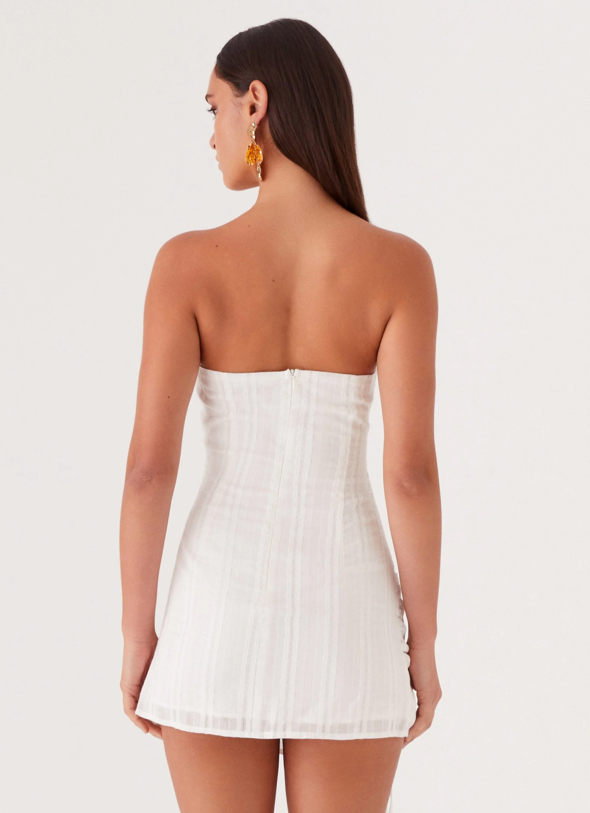 Carlotta Mini Dress - White - Image 5