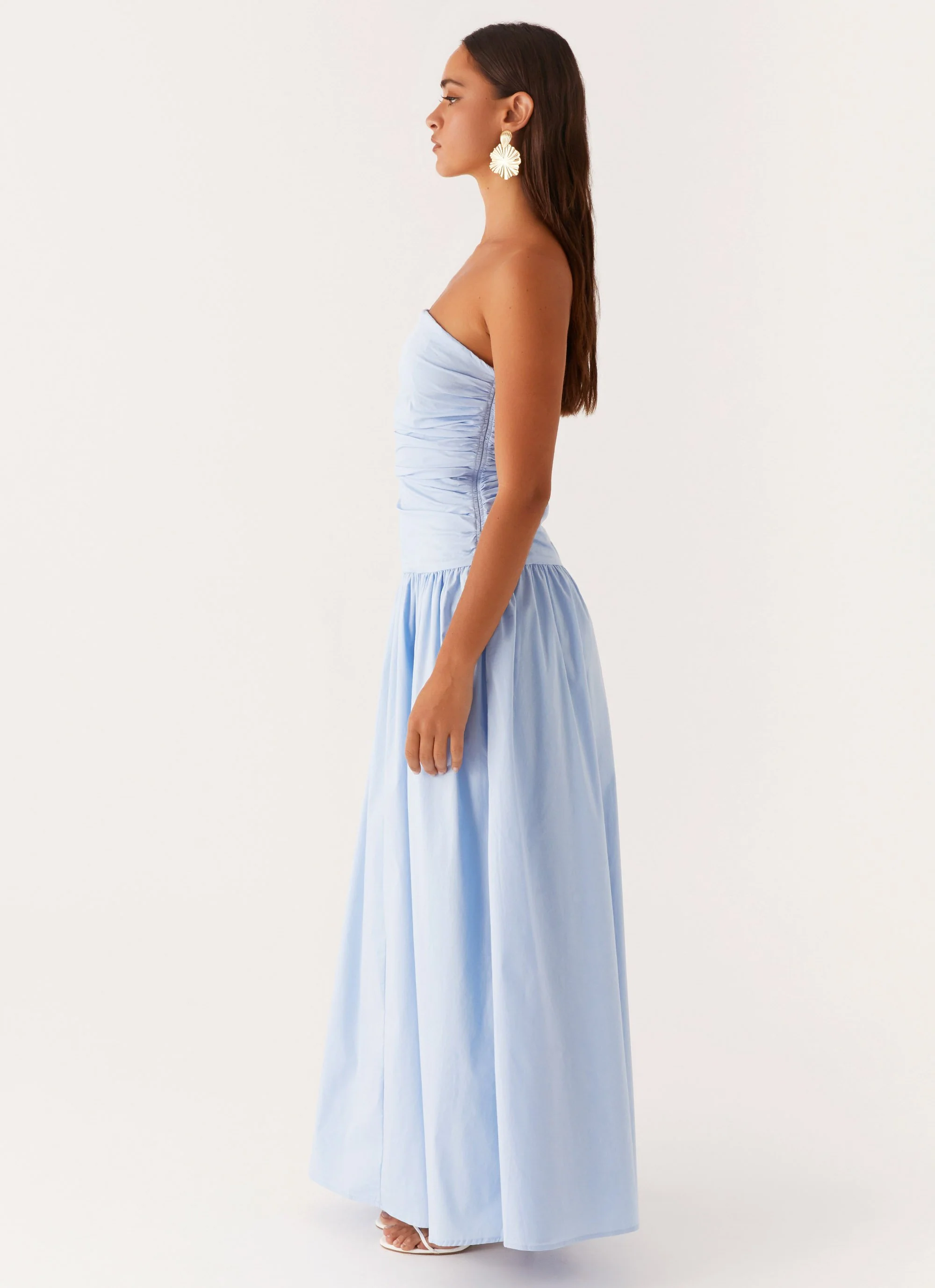 Carmel Maxi Dress - Blue - Image 3