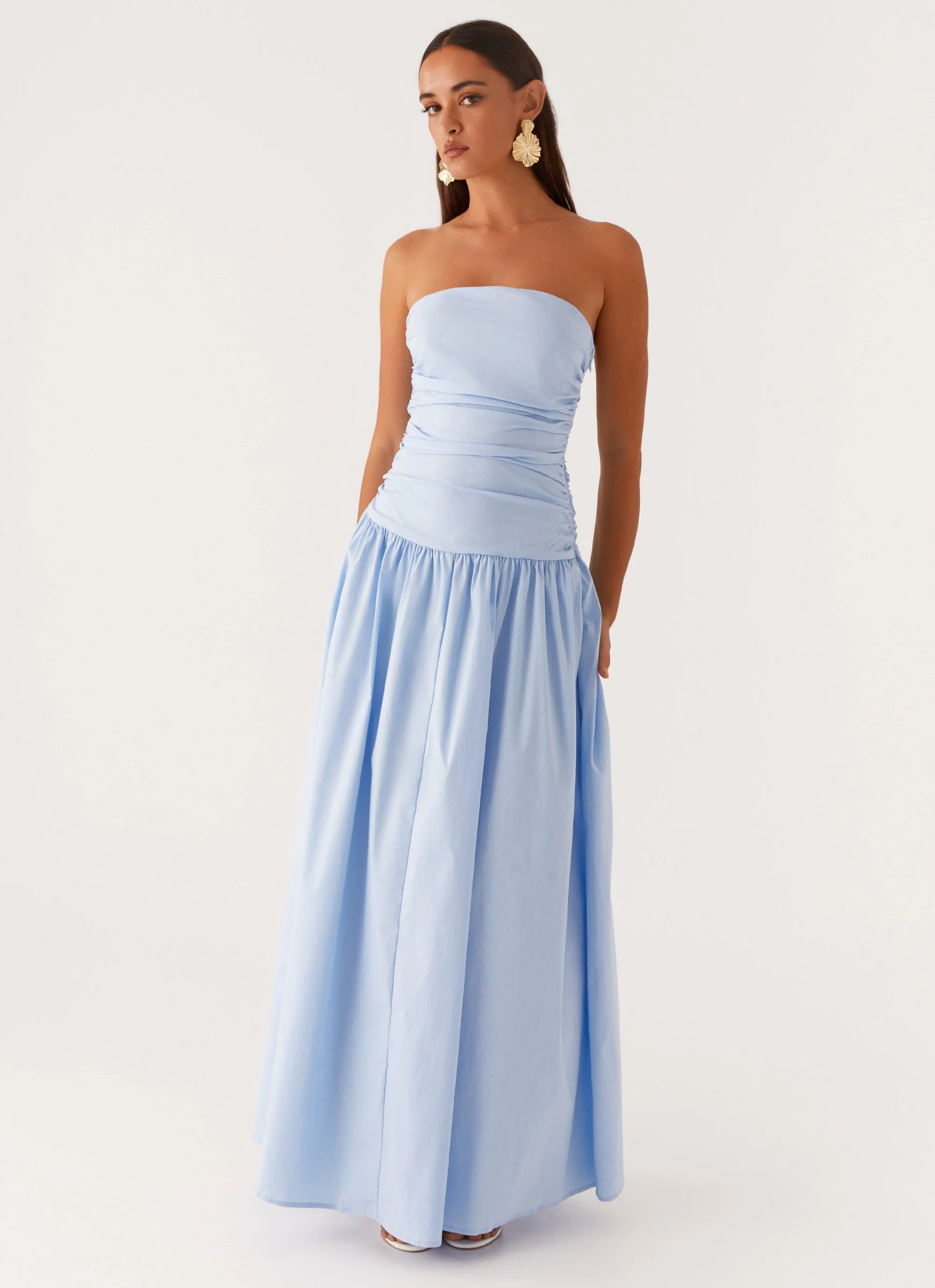 Carmel Maxi Dress - Blue - Image 5