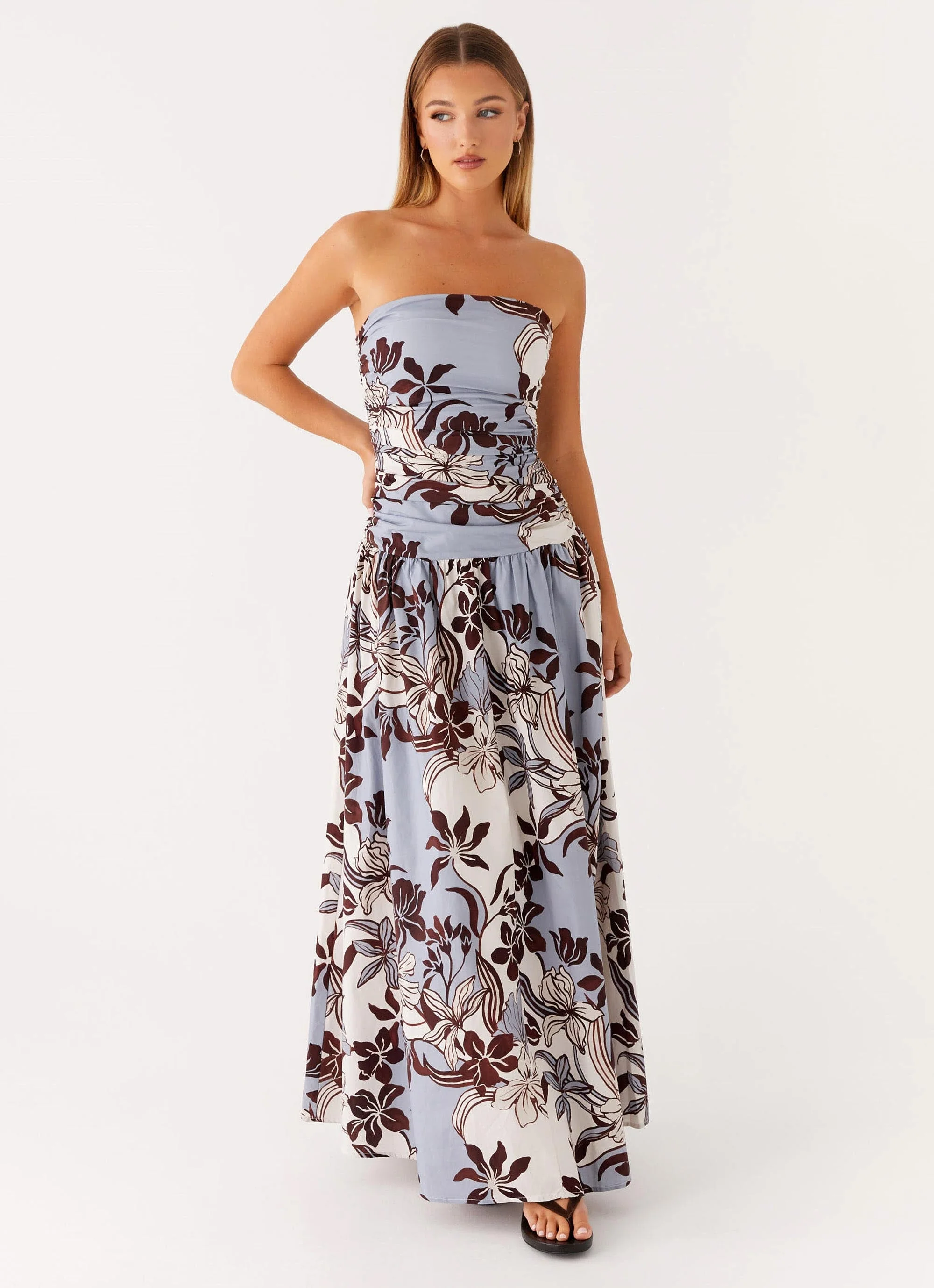 Carmel Maxi Dress - Bluewood Blossom - Image 6