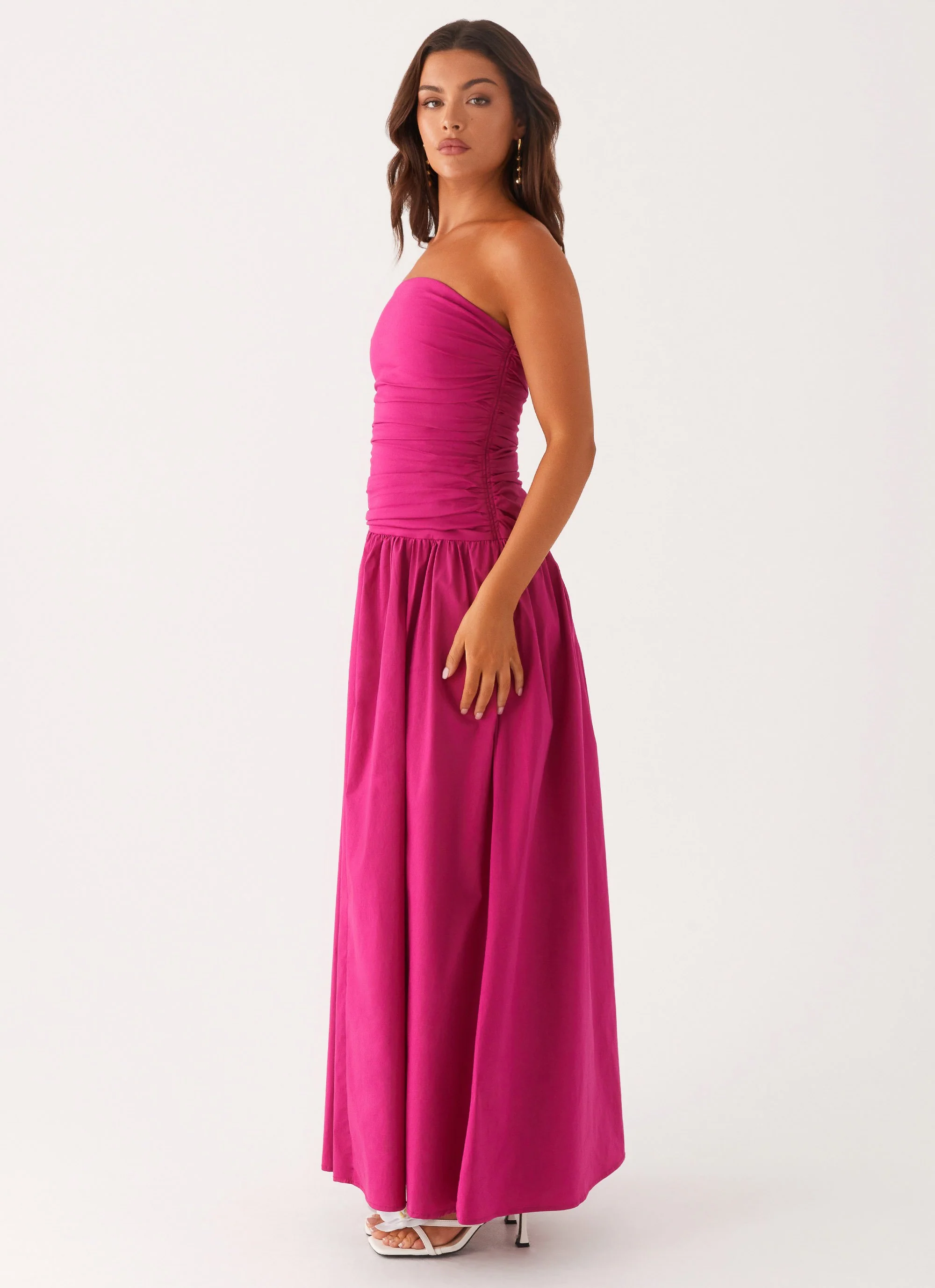 Carmel Maxi Dress - Fuchsia - Image 2