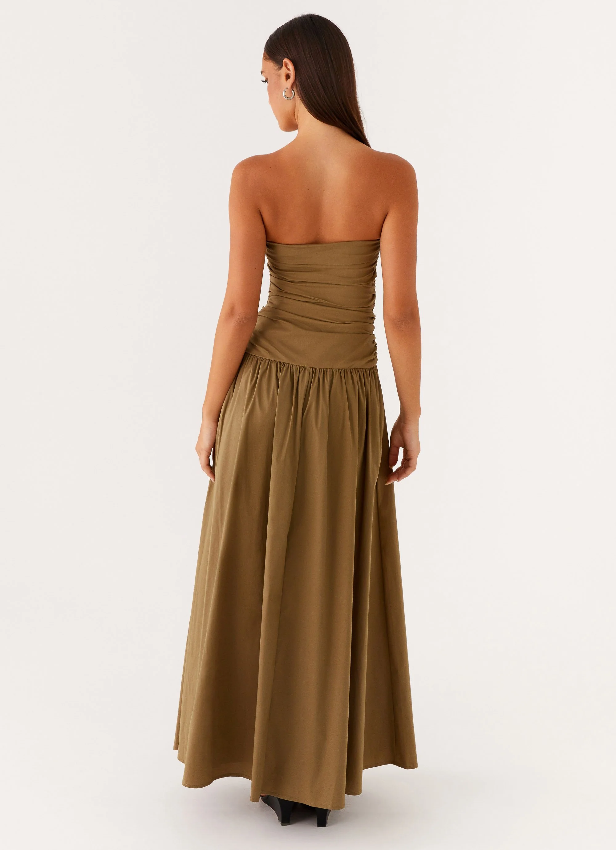 Carmel Maxi Dress - Khaki - Image 4