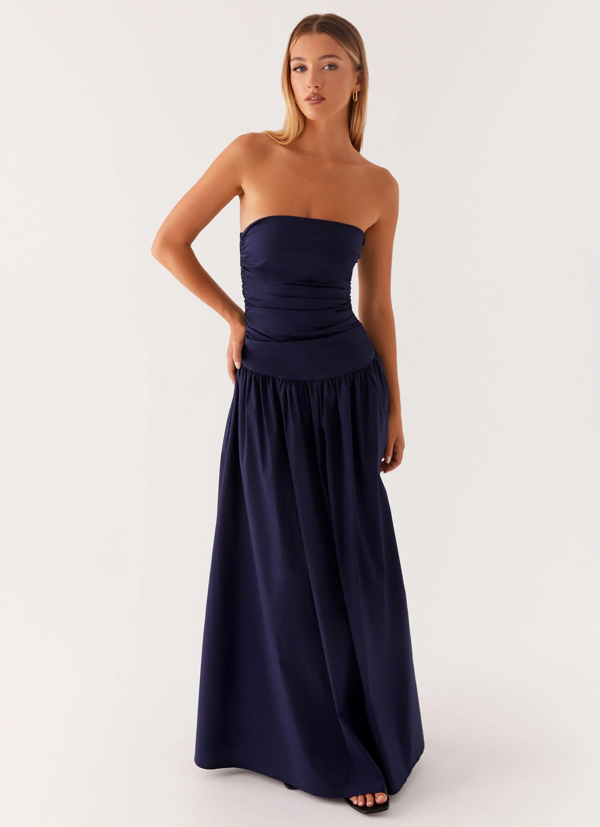 Carmel Maxi Dress - Navy - Image 6
