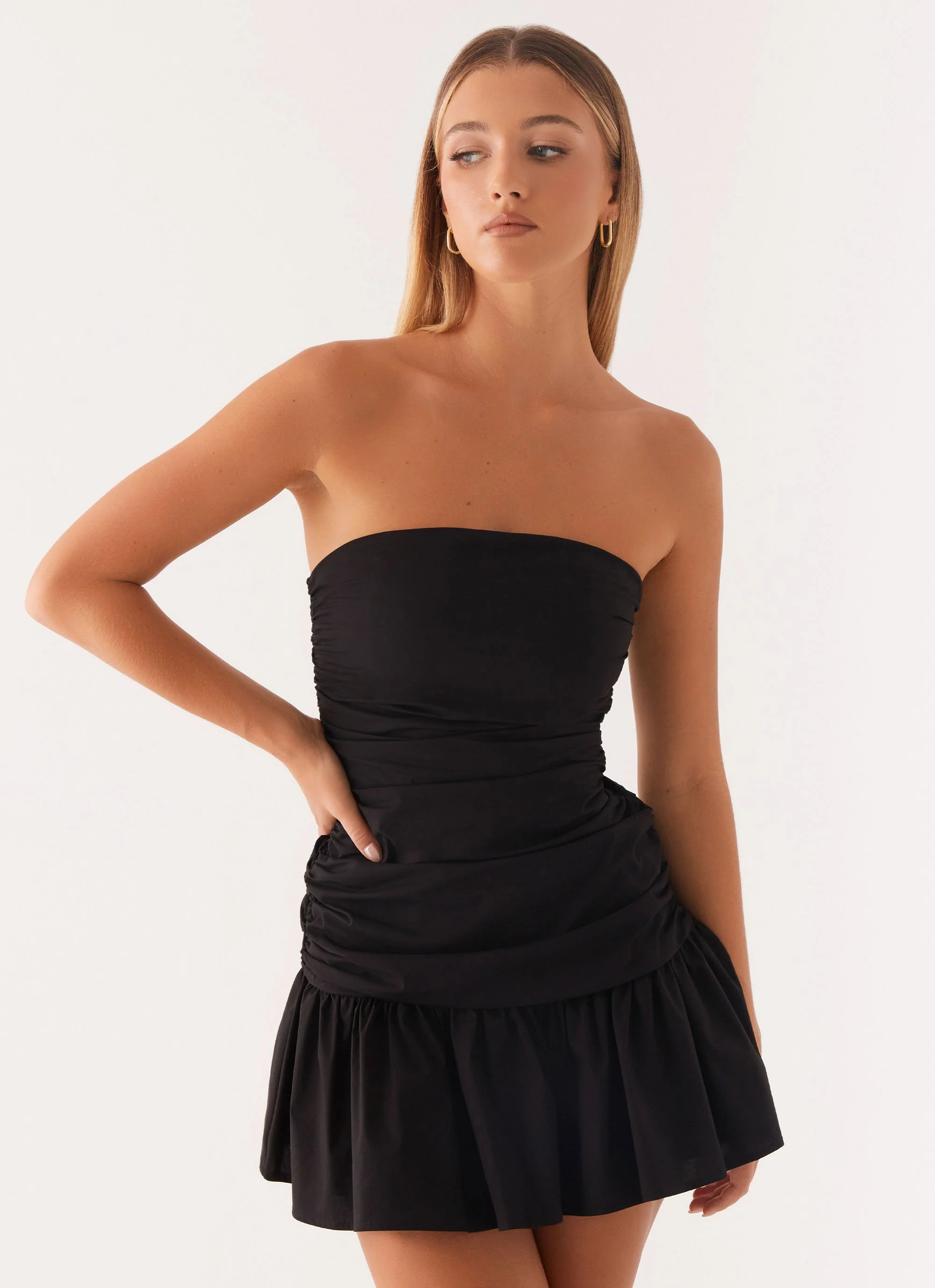 Carmel Mini Dress - Black - Image 6