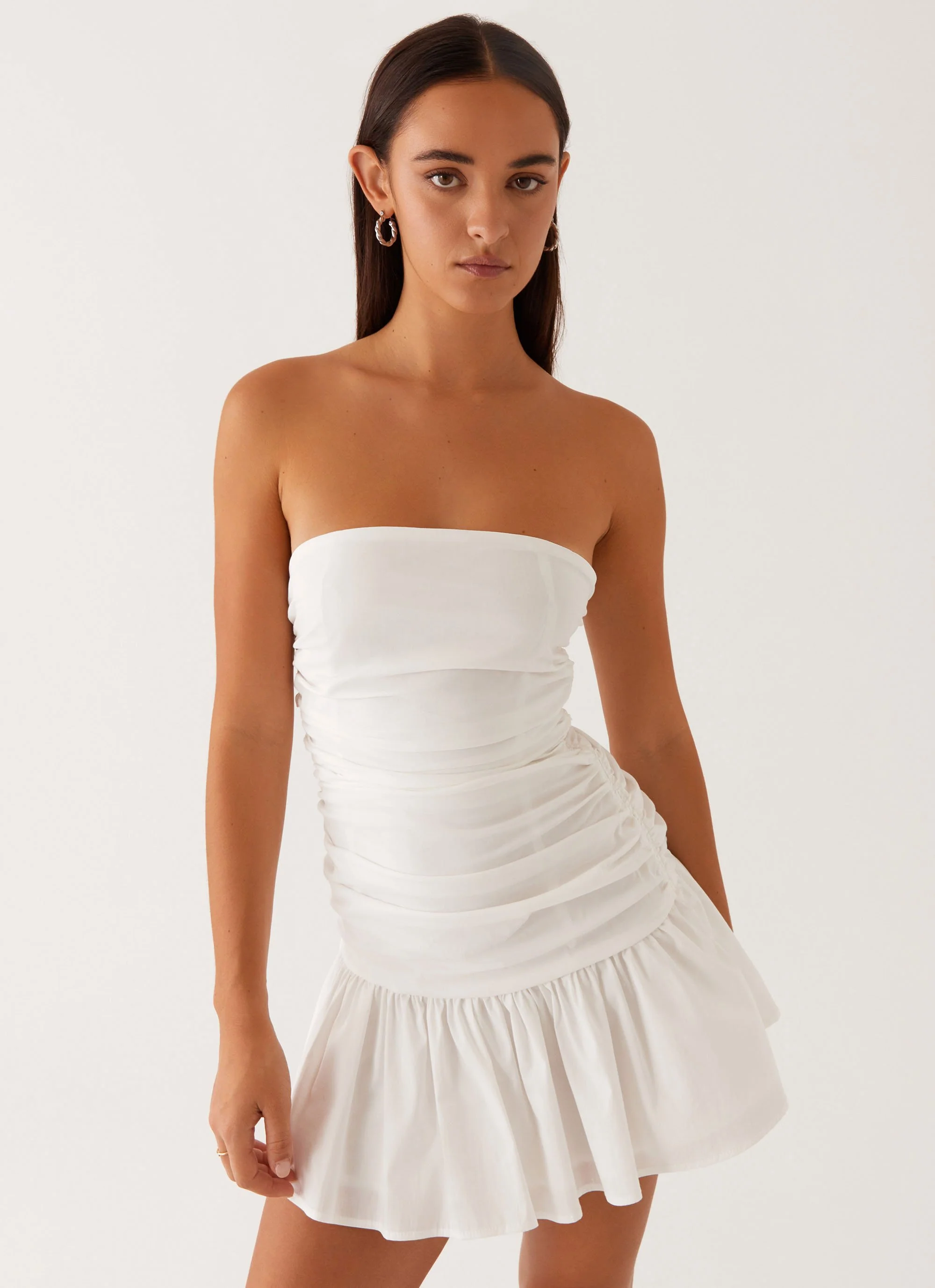 Carmel Mini Dress - White - Image 2