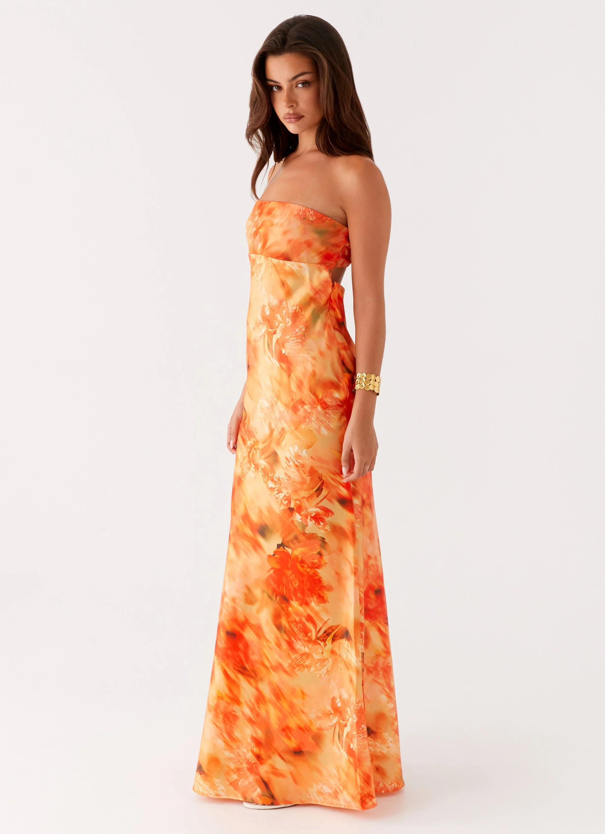 Carmen Maxi Dress - Sunset Floral - Image 4