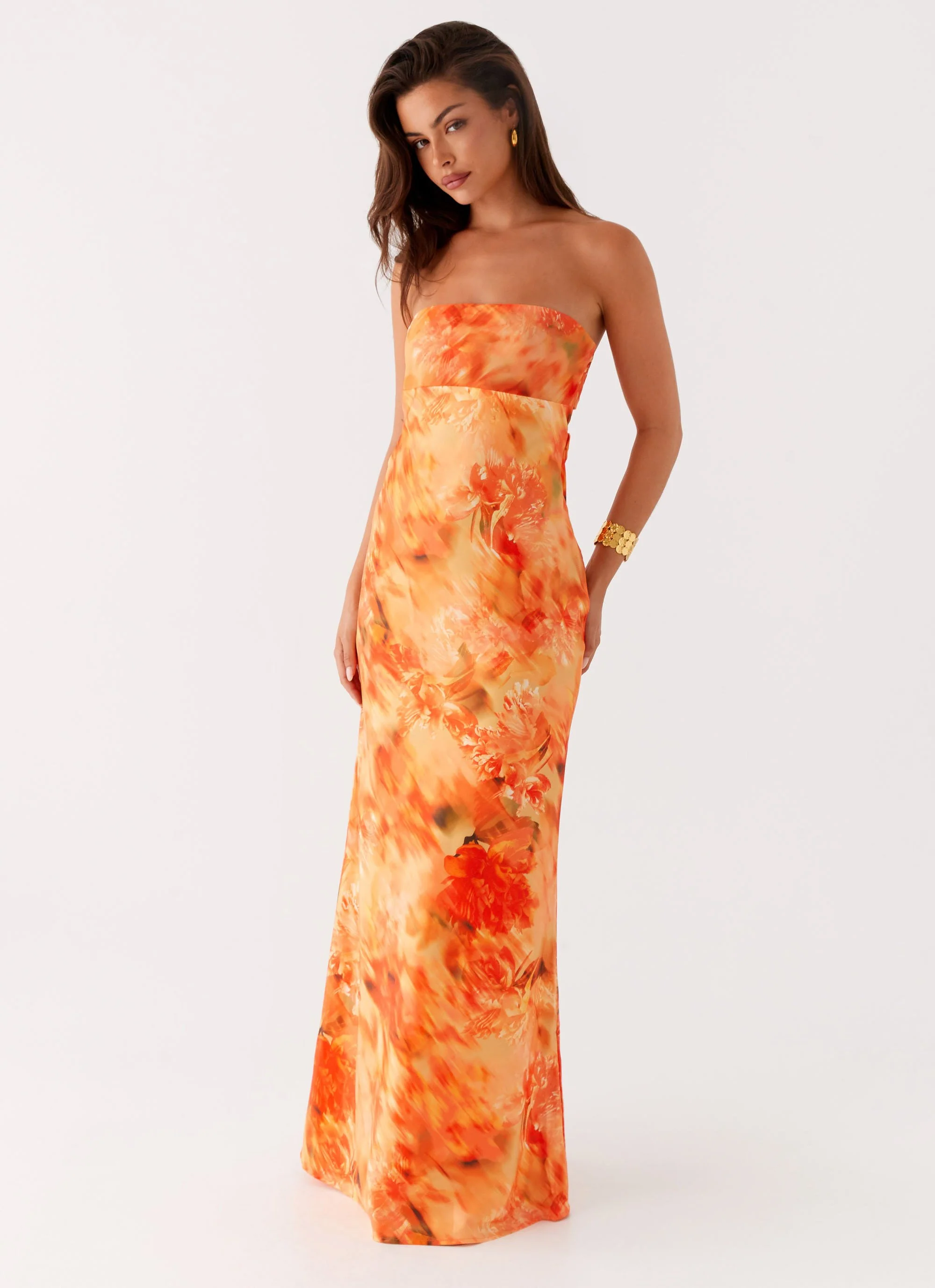 Carmen Maxi Dress - Sunset Floral - Image 6