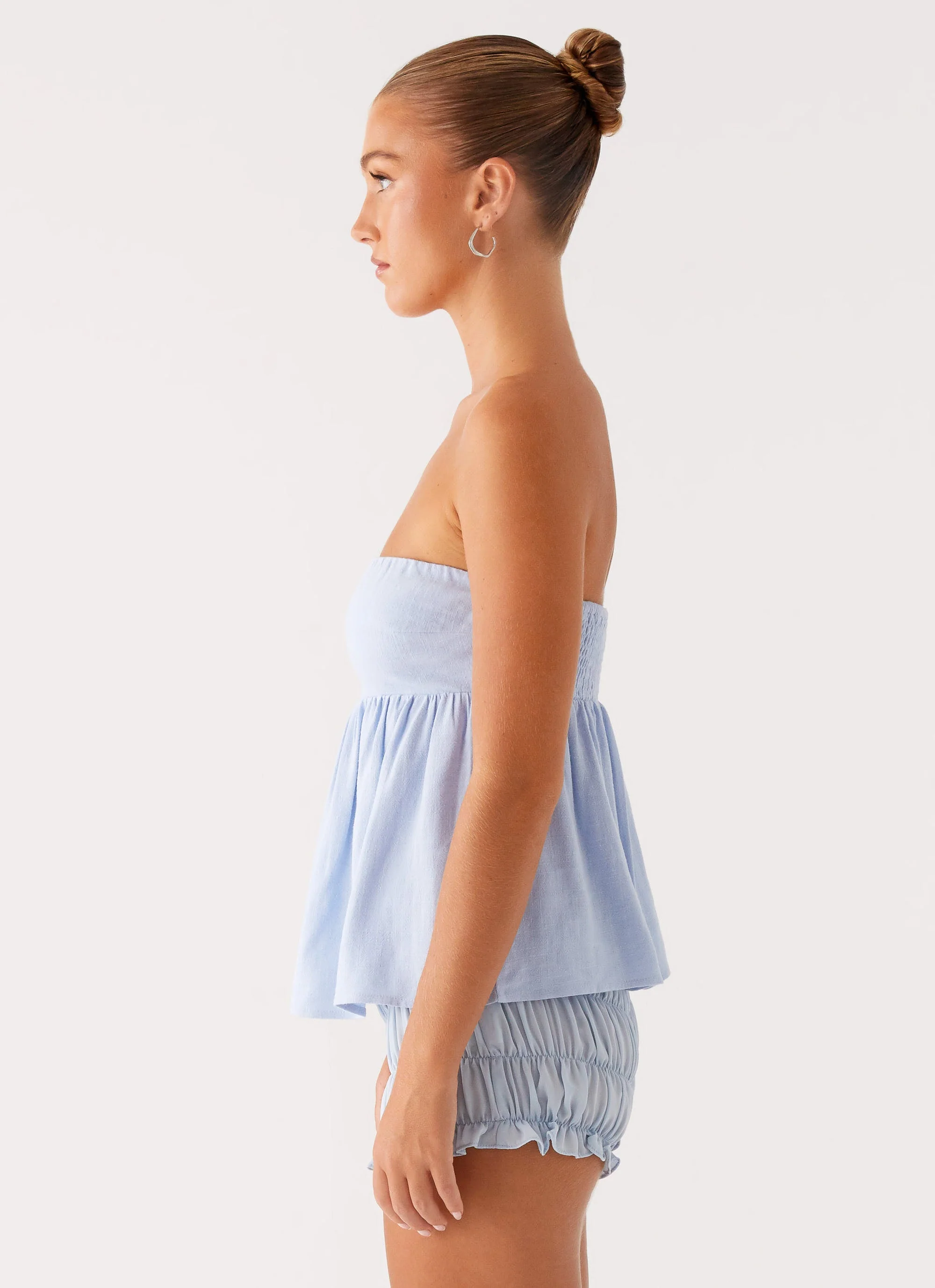 Cassie Tube Top - Blue - Image 3