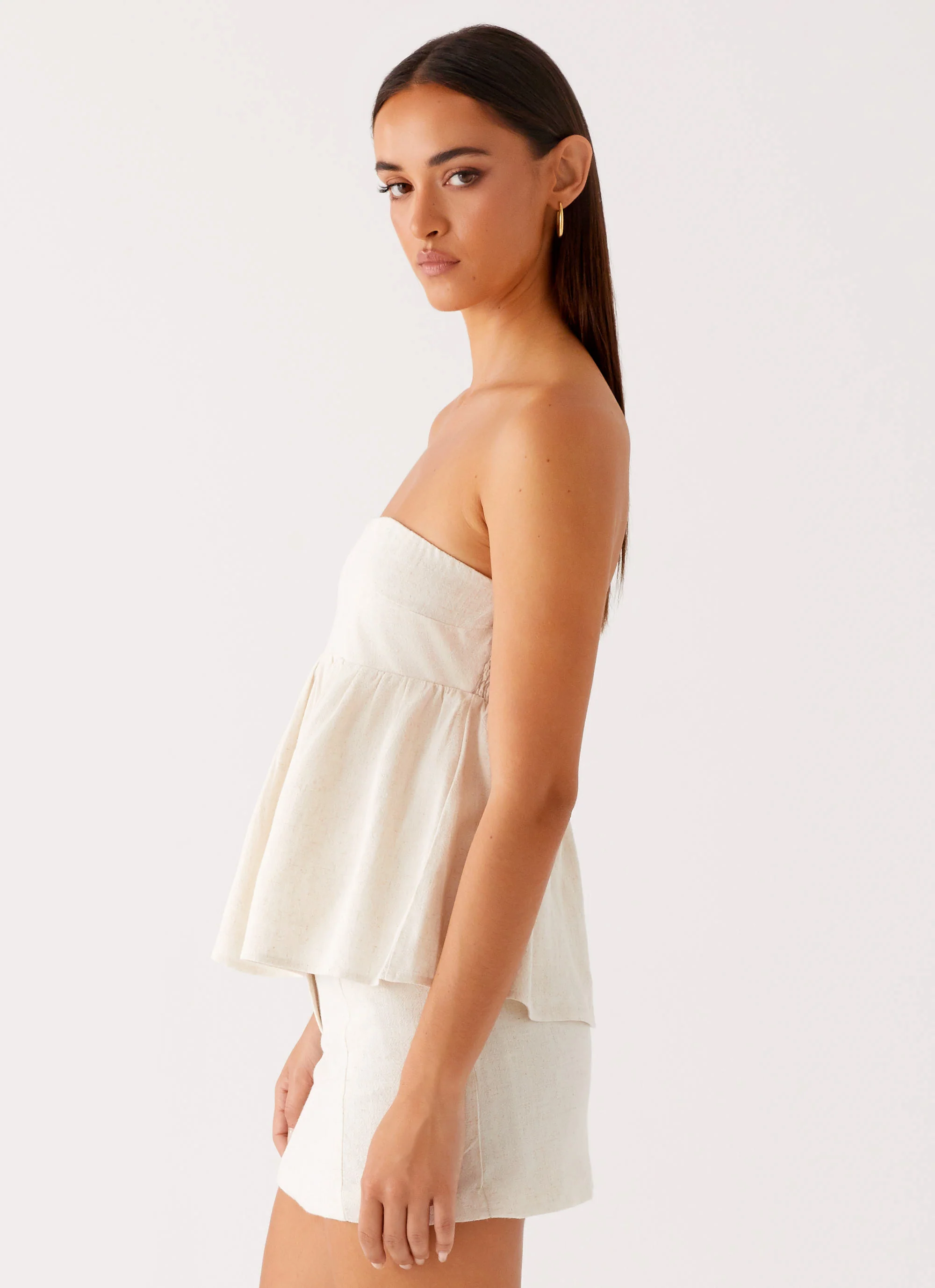 Cassie Tube Top - Oat - Image 3