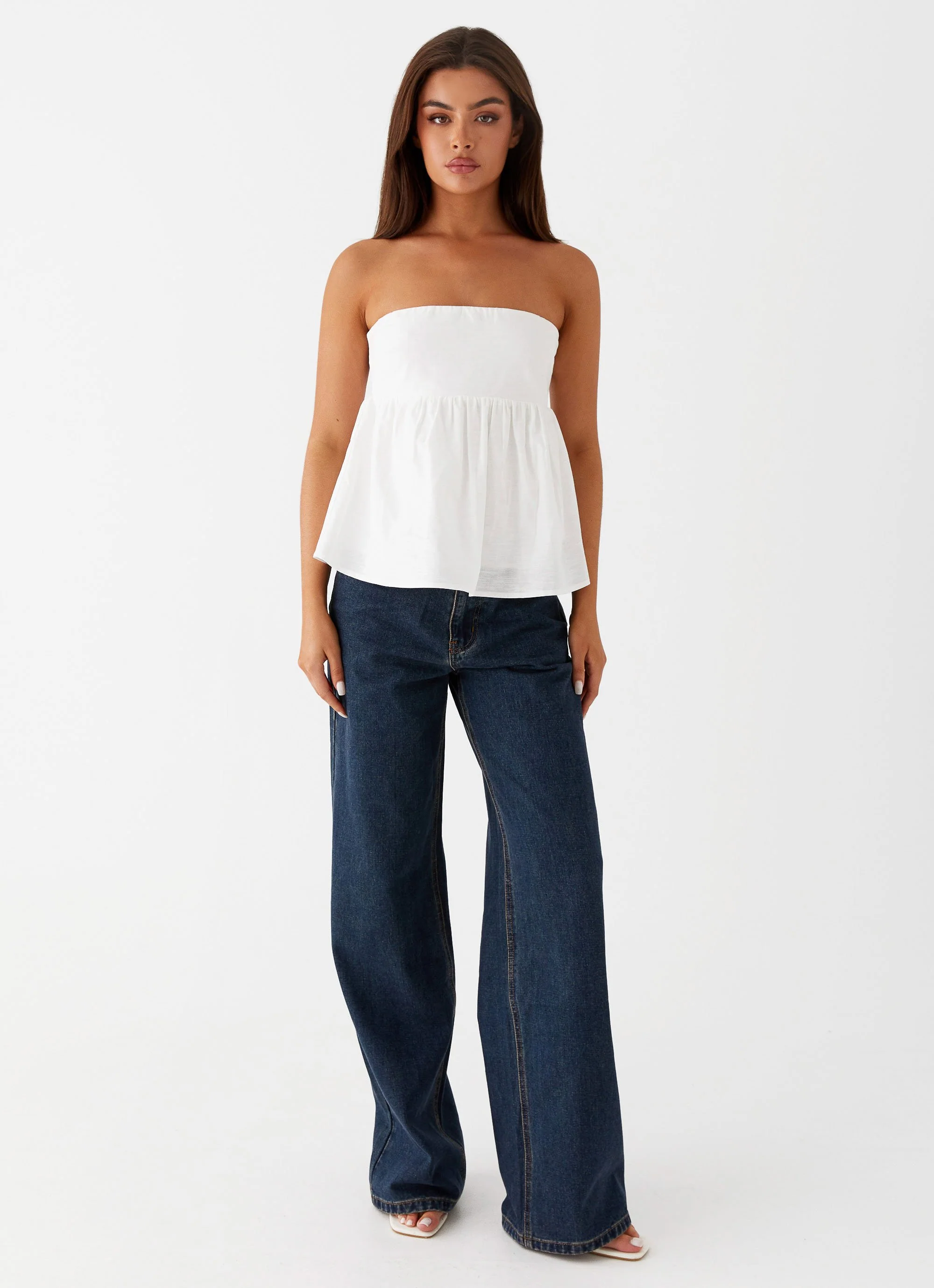 Cassie Tube Top - White - Image 2