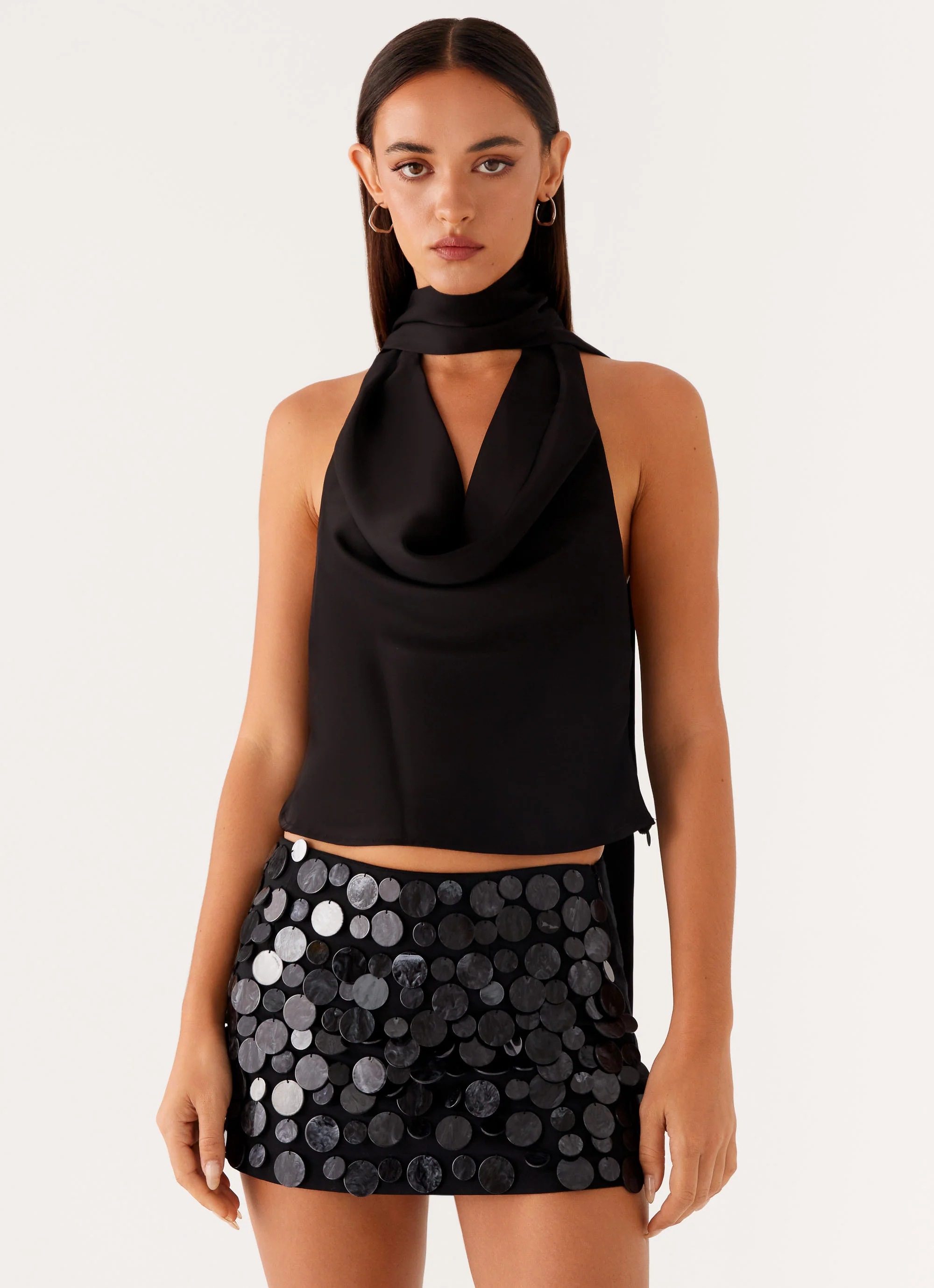 Catching Feelings Top - Black - Image 4