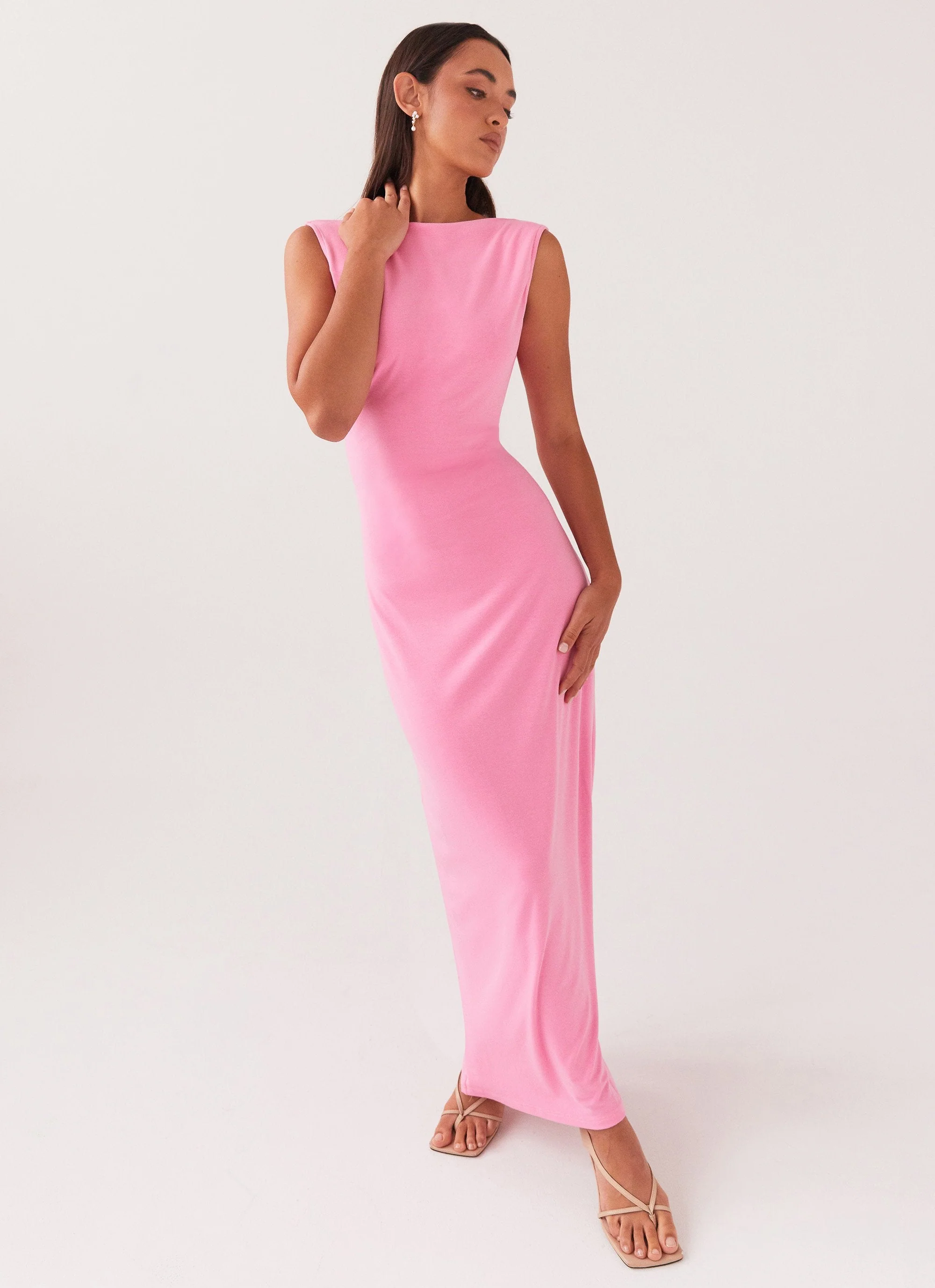Celina Maxi Dress - Pink - Image 6