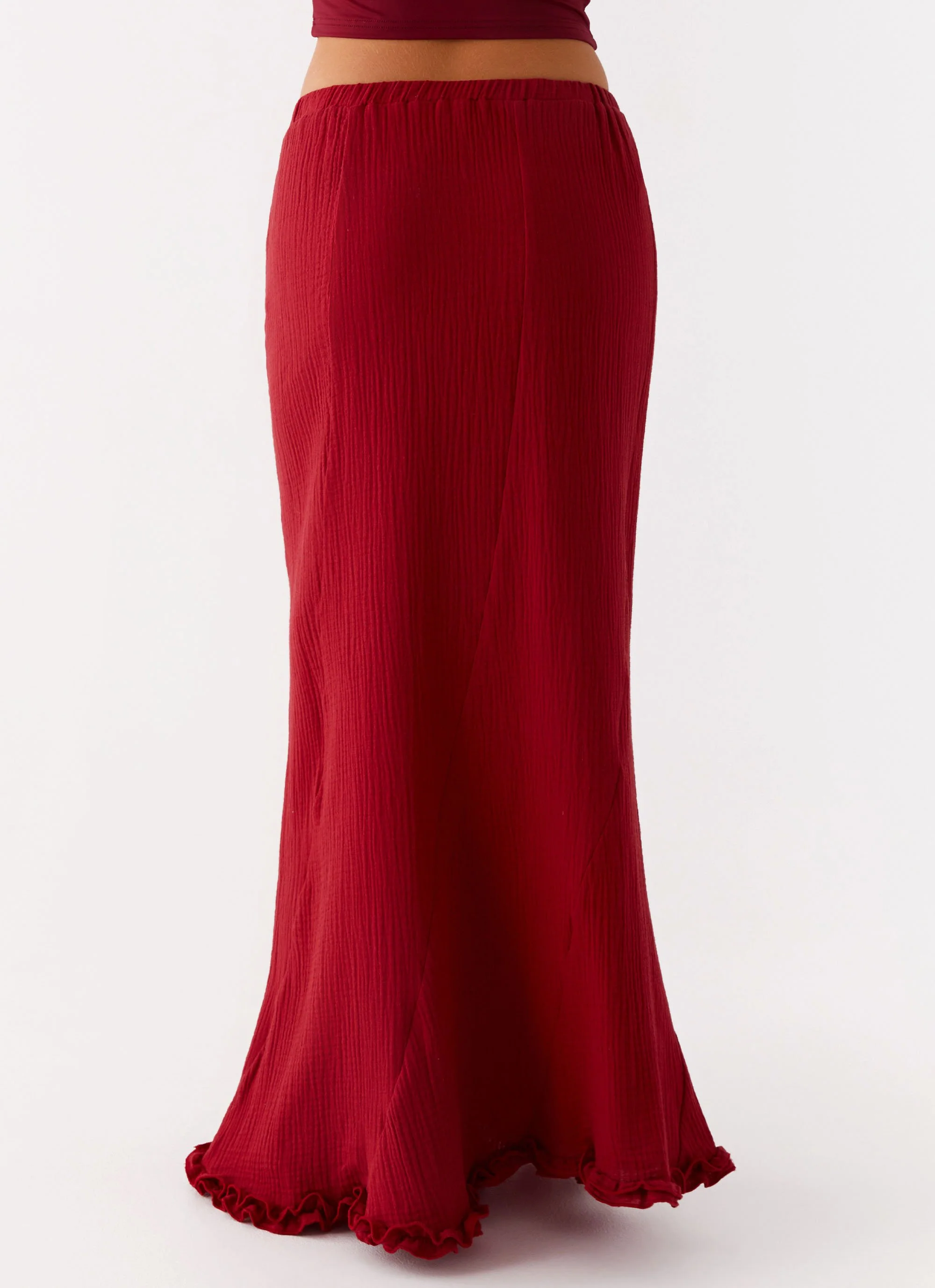 Chamberlain Maxi Skirt - Rhubarb - Image 4