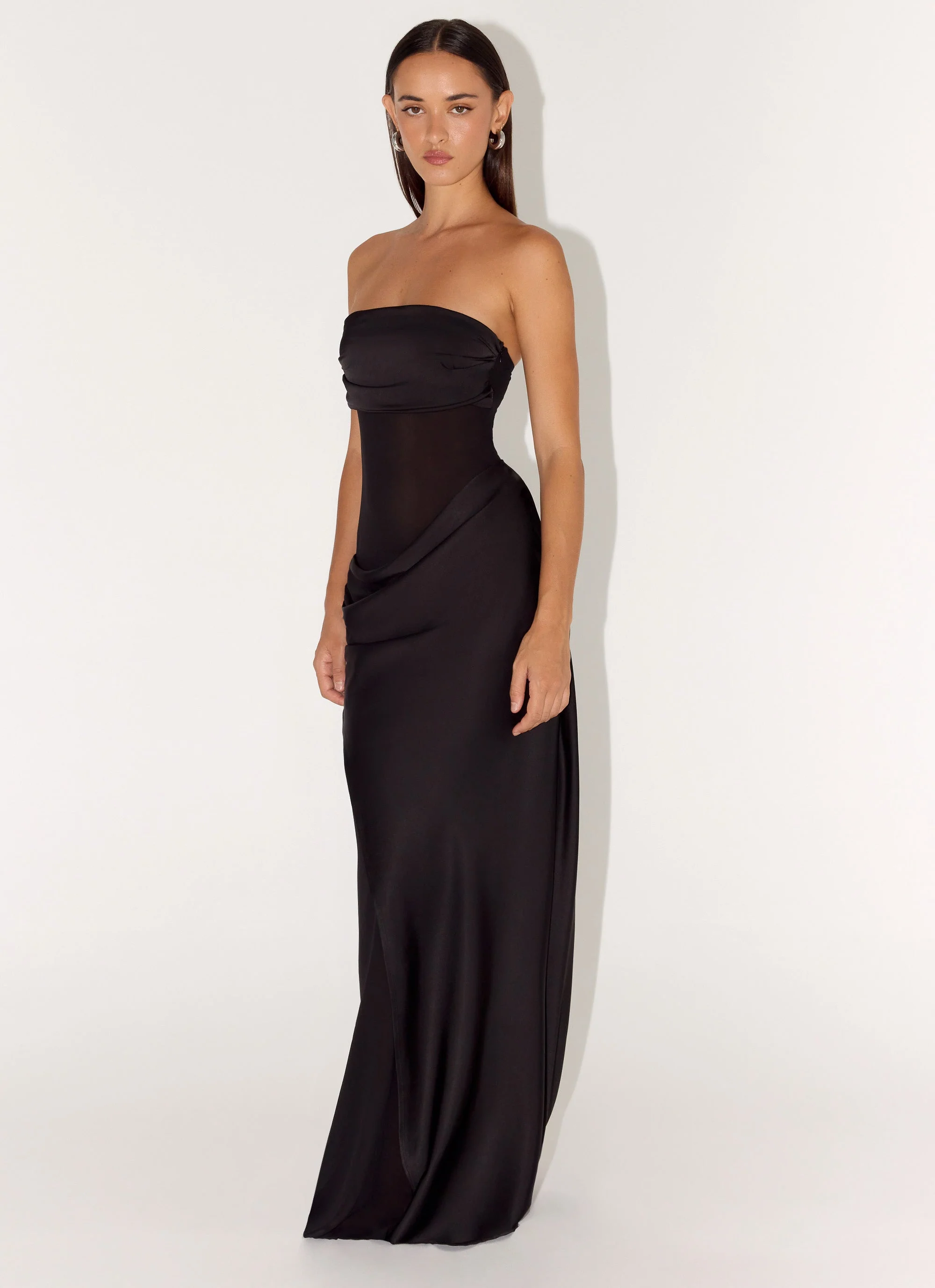 Champagne Skies Maxi Dress - Black - Image 5