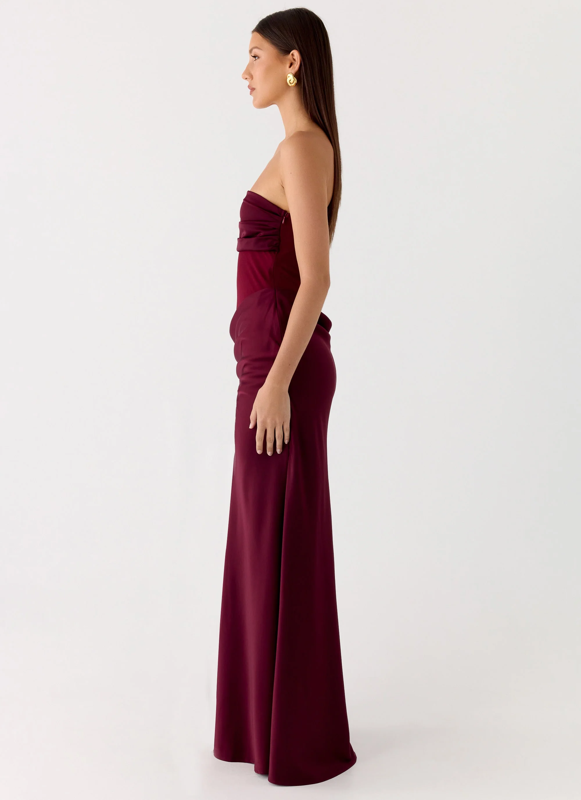 Champagne Skies Maxi Dress - Plum - Image 3