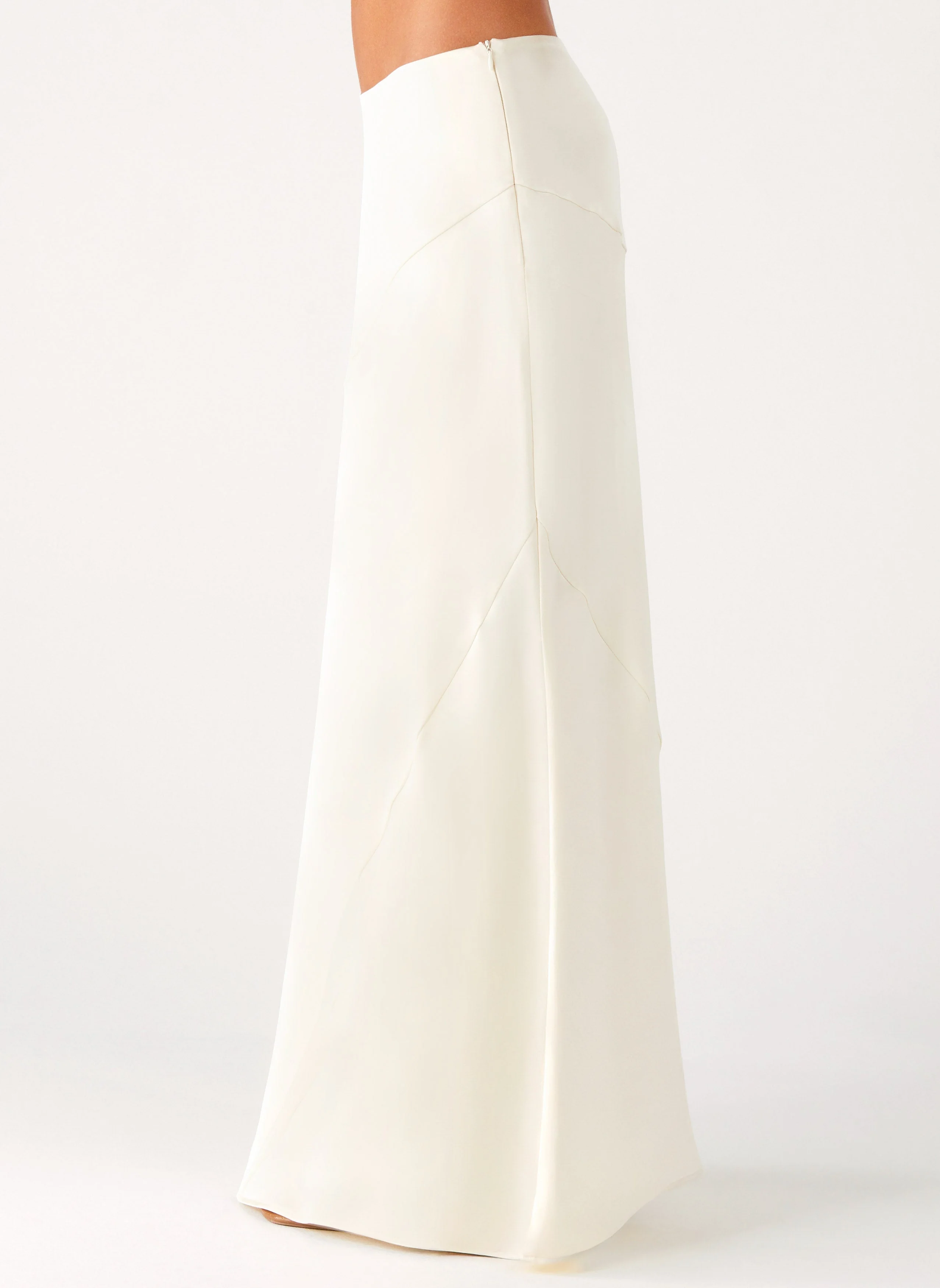 Chandra Maxi Skirt - Ivory - Image 4