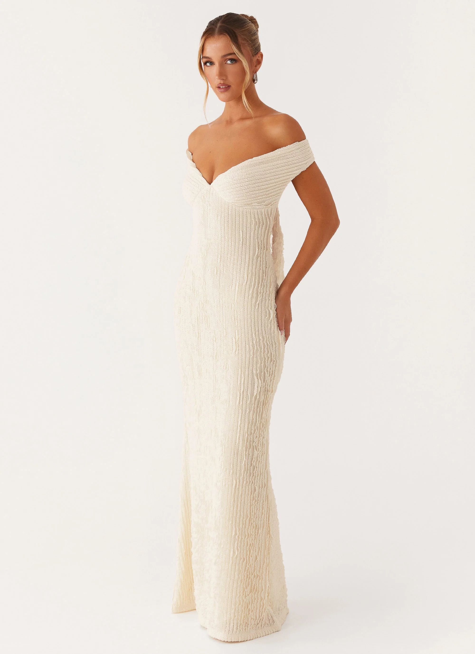 Chantelle Maxi Dress - Ivory - Image 3