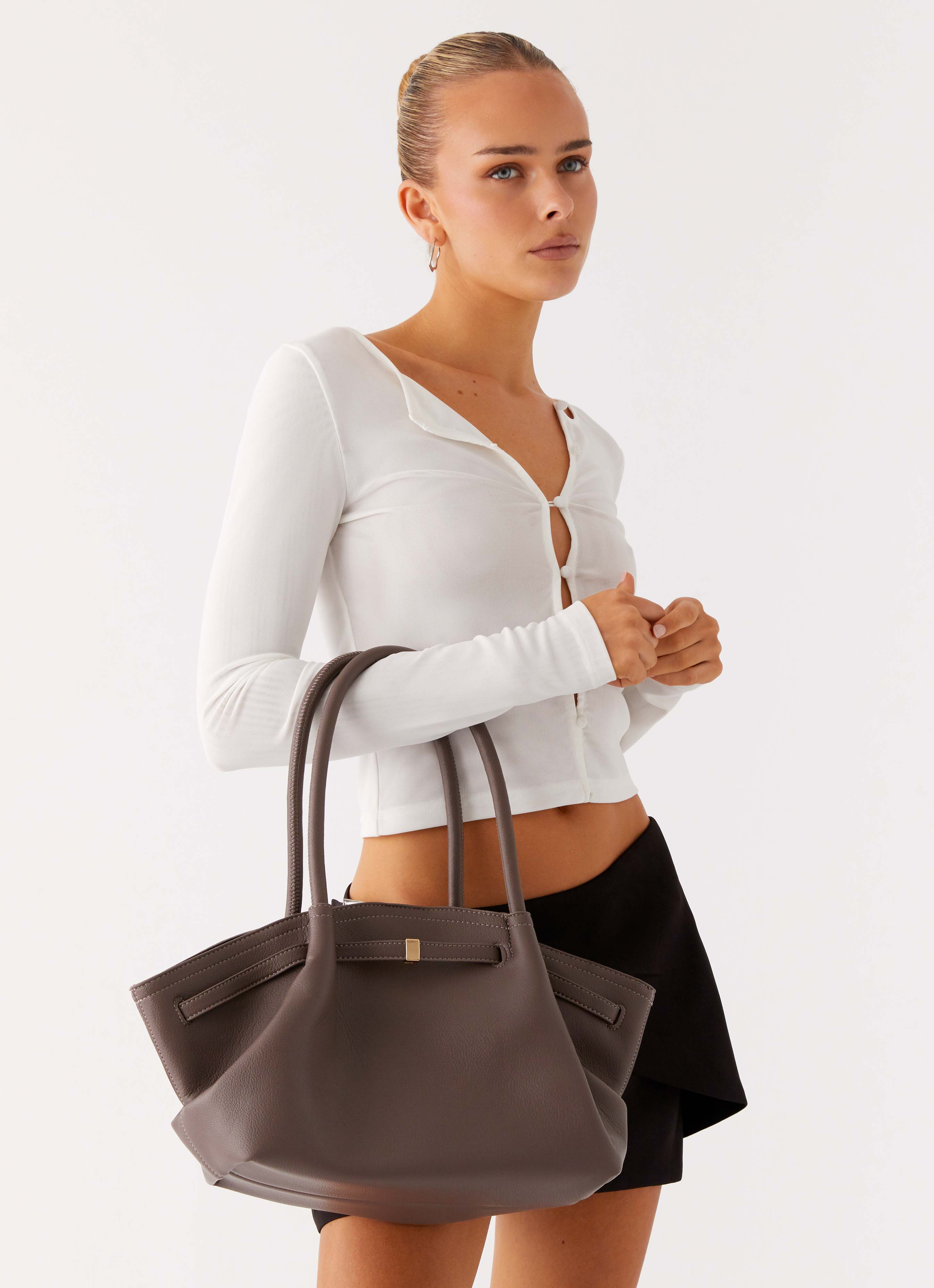 Charisma Shoulder Bag - Grey - Image 2