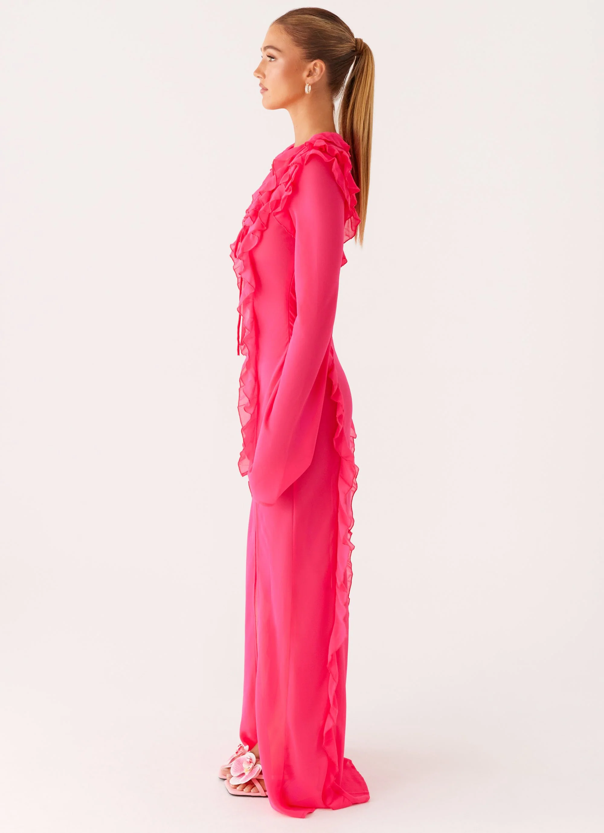 Charlize Maxi Dress - Pink - Image 4