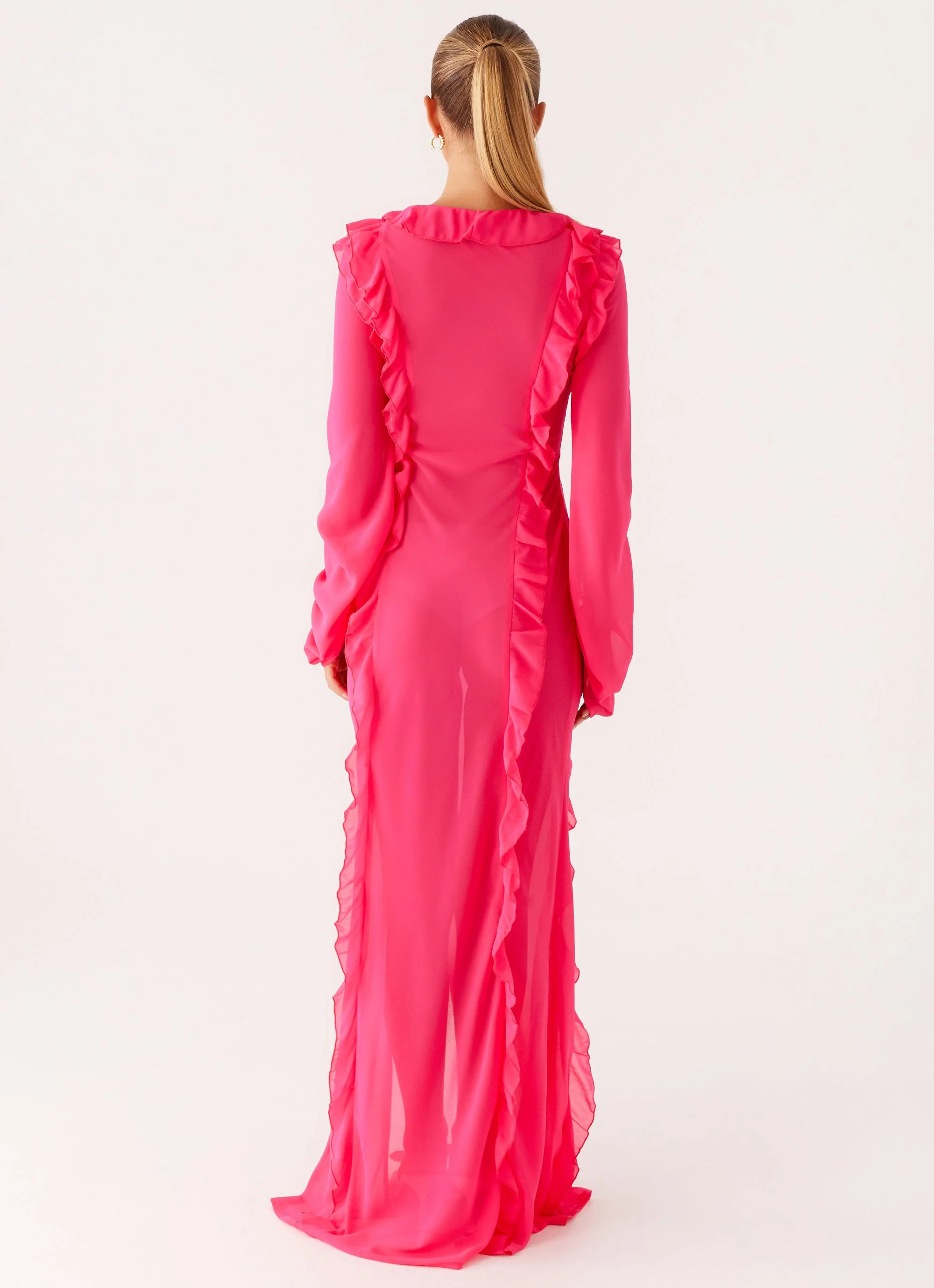 Charlize Maxi Dress - Pink - Image 5