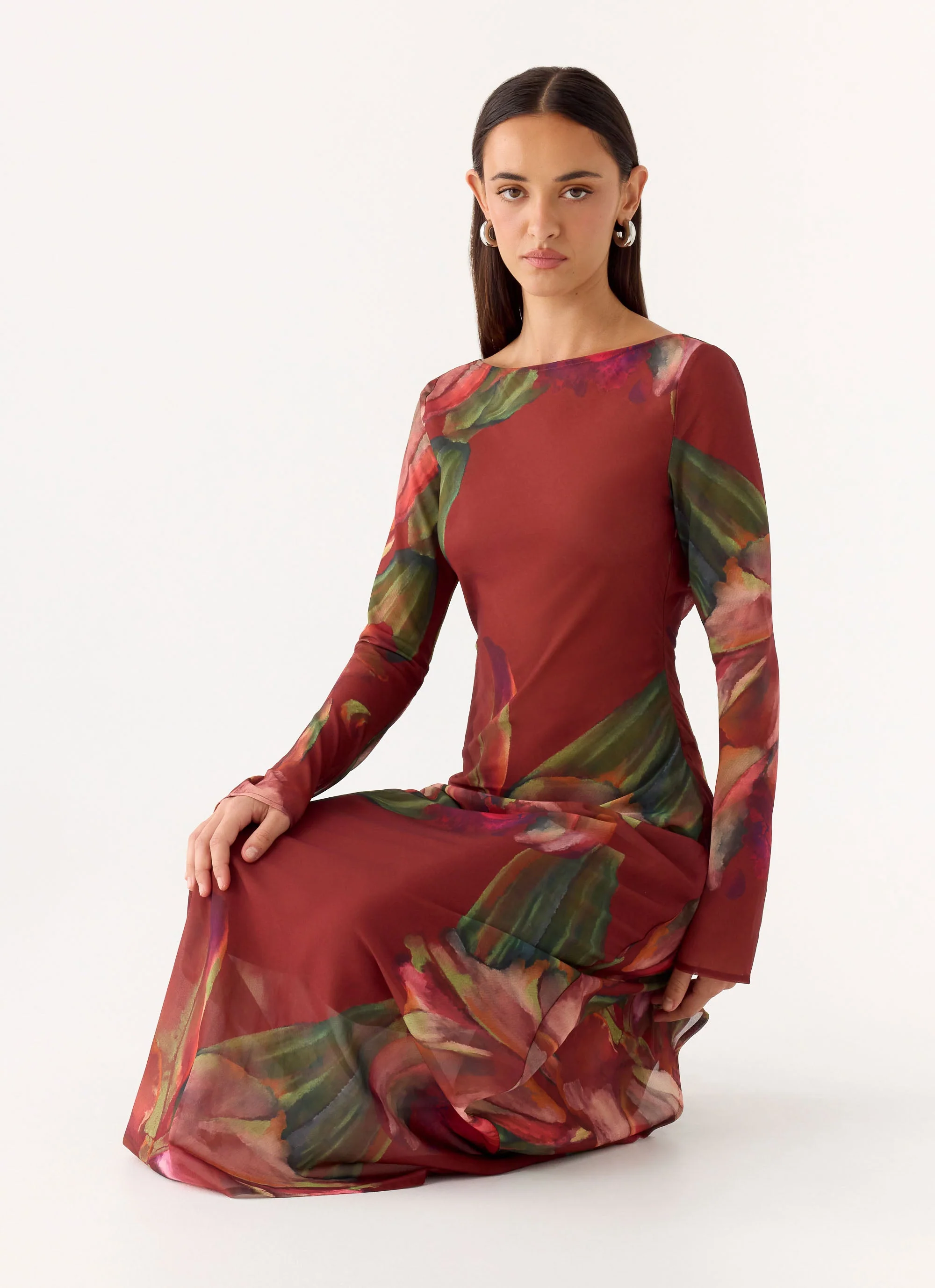 Charmayne Chiffon Maxi Dress - Cuba Cuba - Image 5
