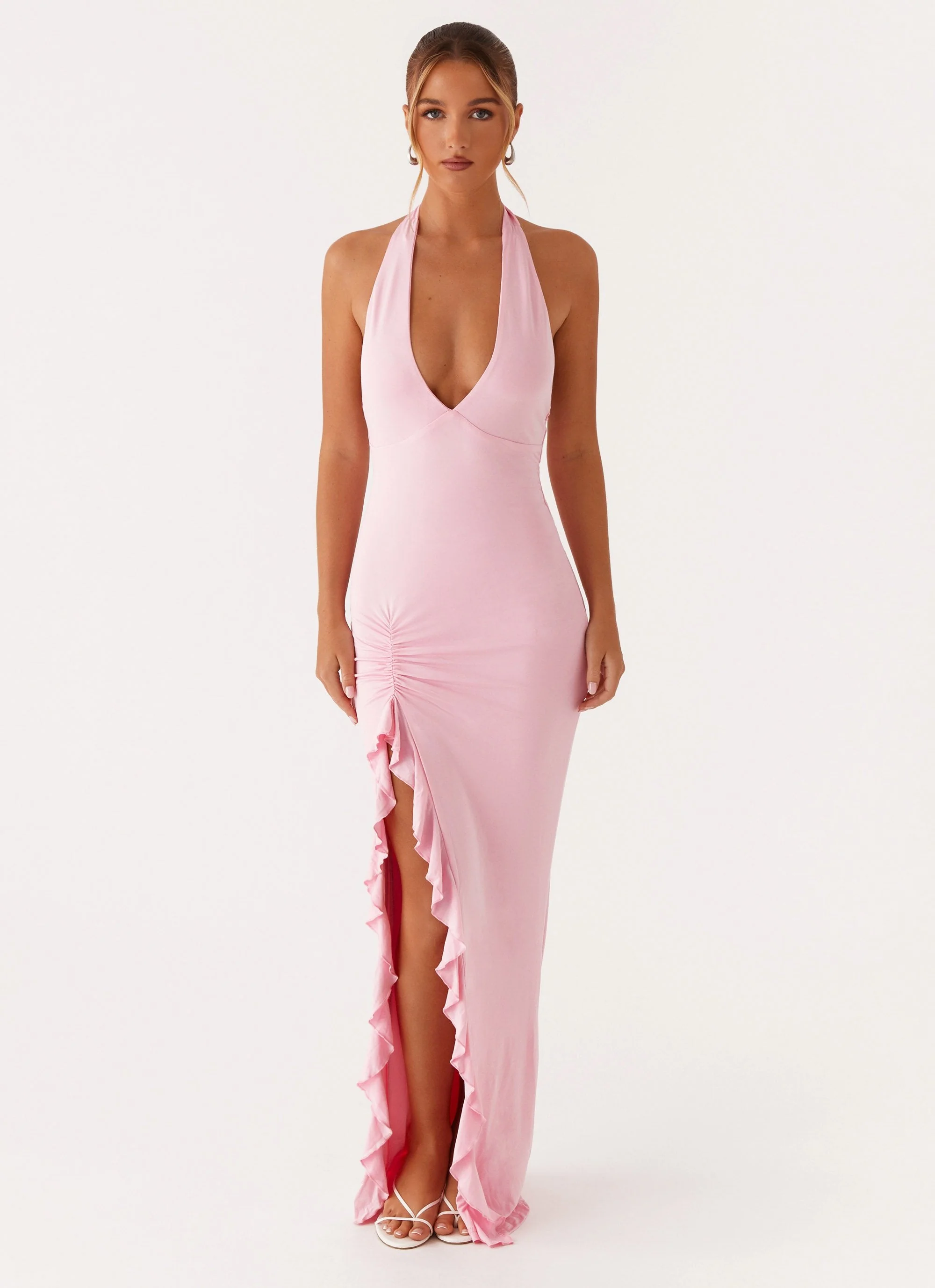 Charmed By You Maxi Dress - Pink - Image 3