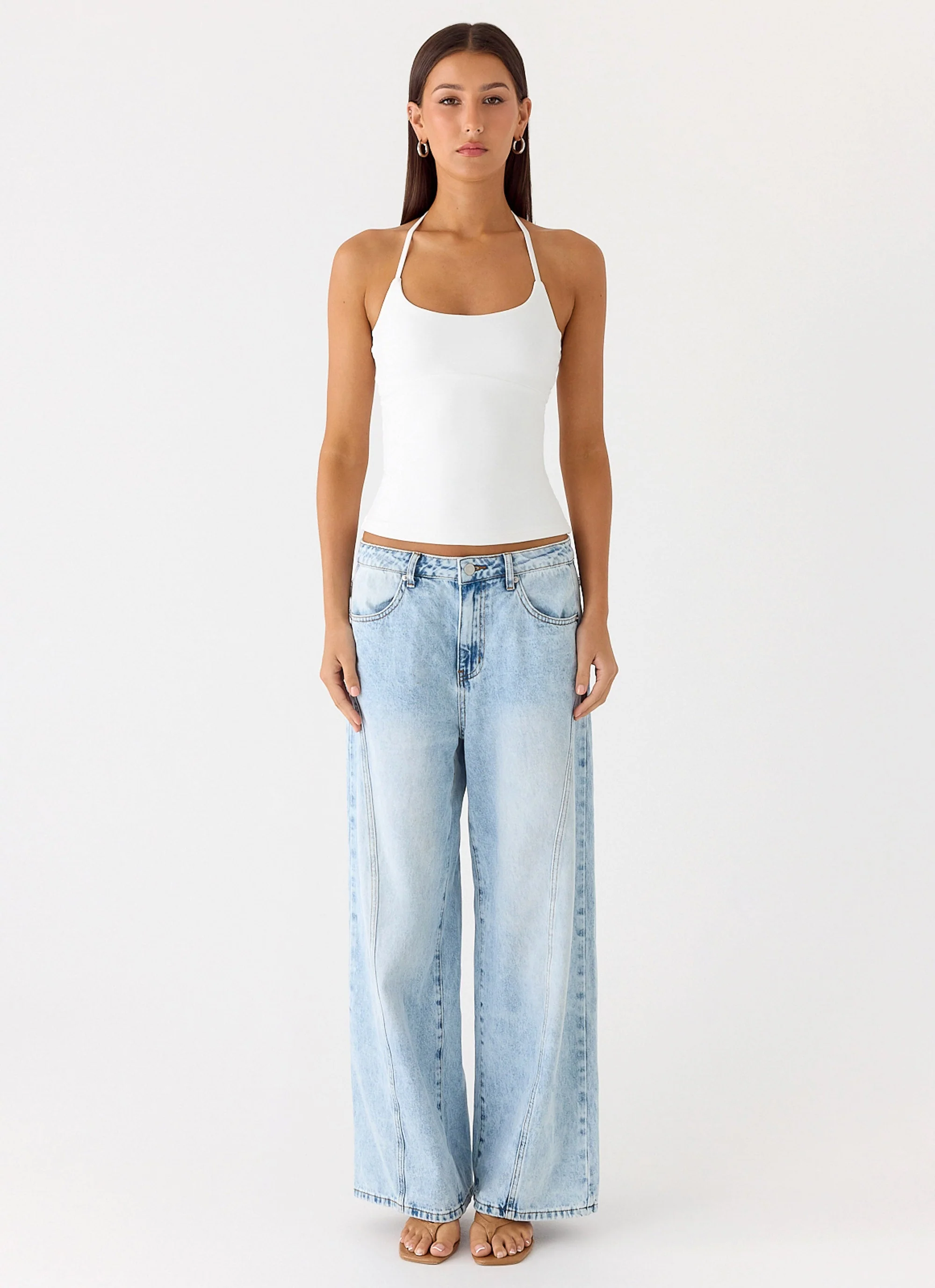Chauncey Halter Top - White - Image 2