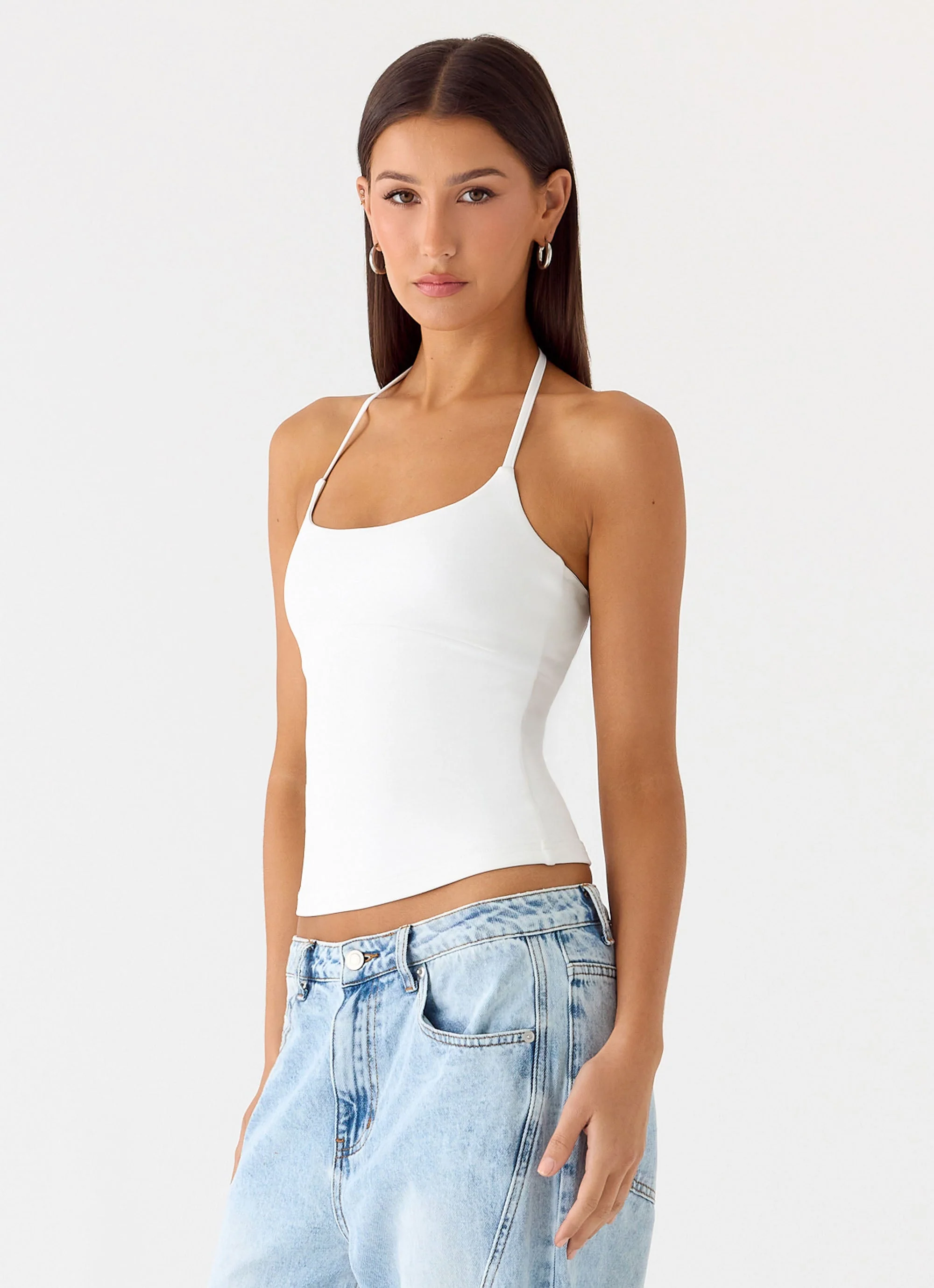 Chauncey Halter Top - White - Image 3