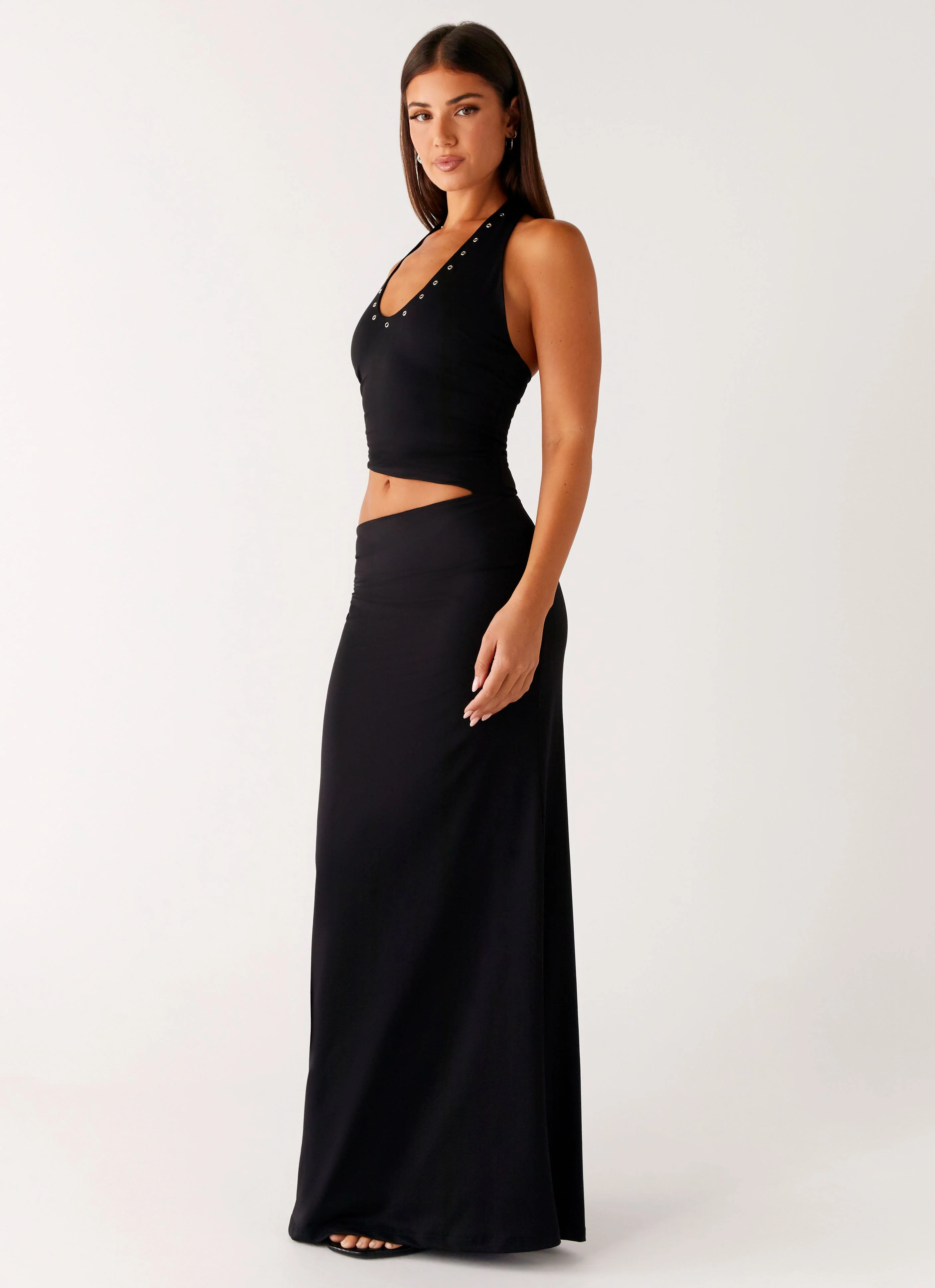 Chella Maxi Dress - Black - Image 2