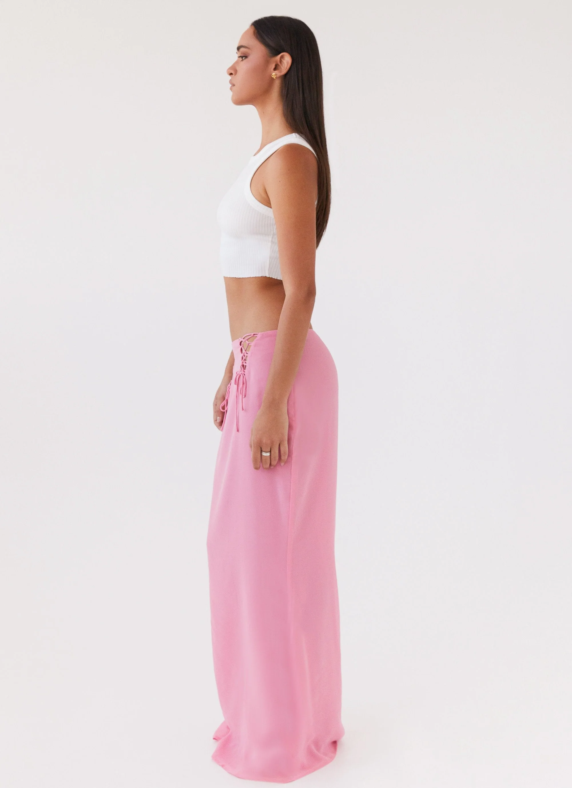 Chella Tie Up Skirt - Pink - Image 3