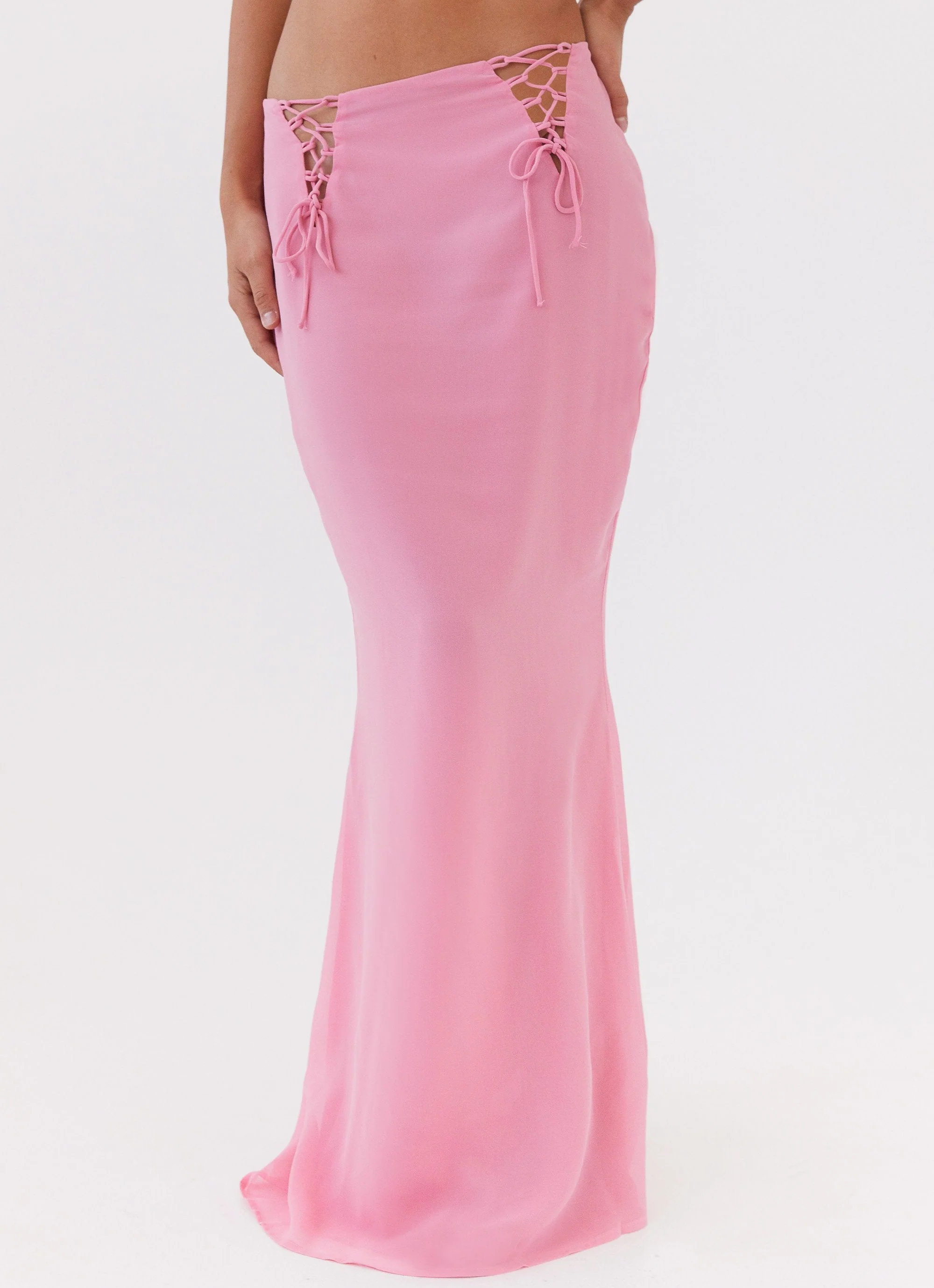 Chella Tie Up Skirt - Pink - Image 5