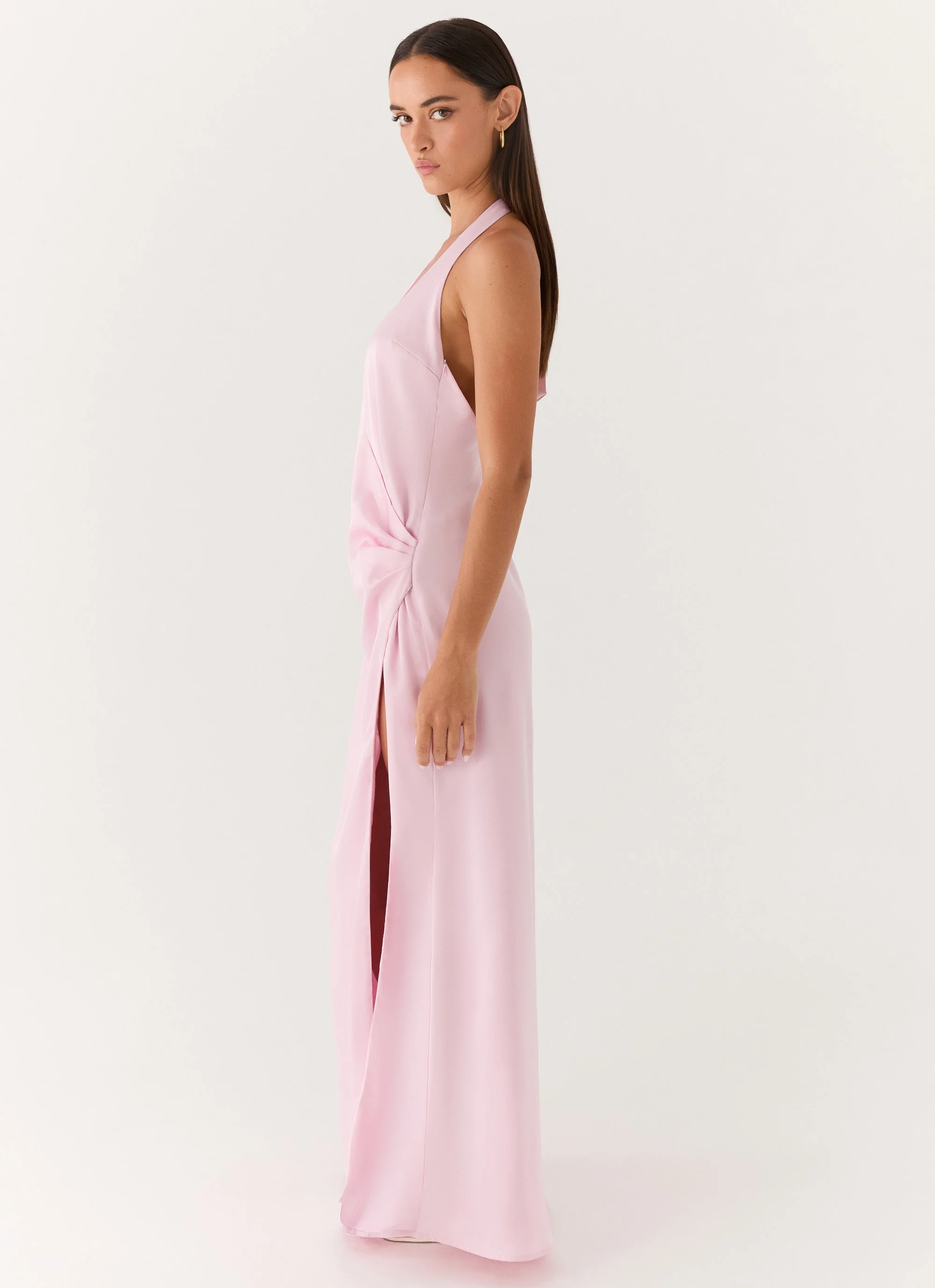 Chellie Wrap Maxi Dress - Pink - Image 2