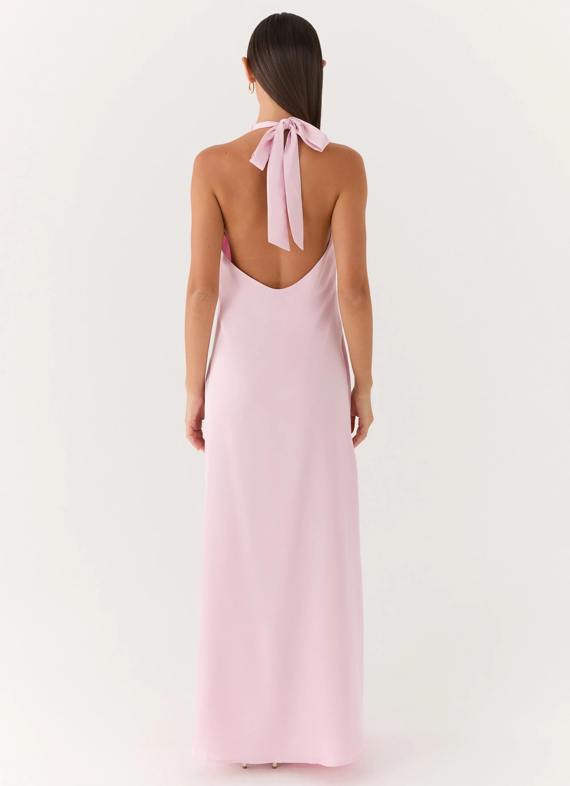 Chellie Wrap Maxi Dress - Pink - Image 3