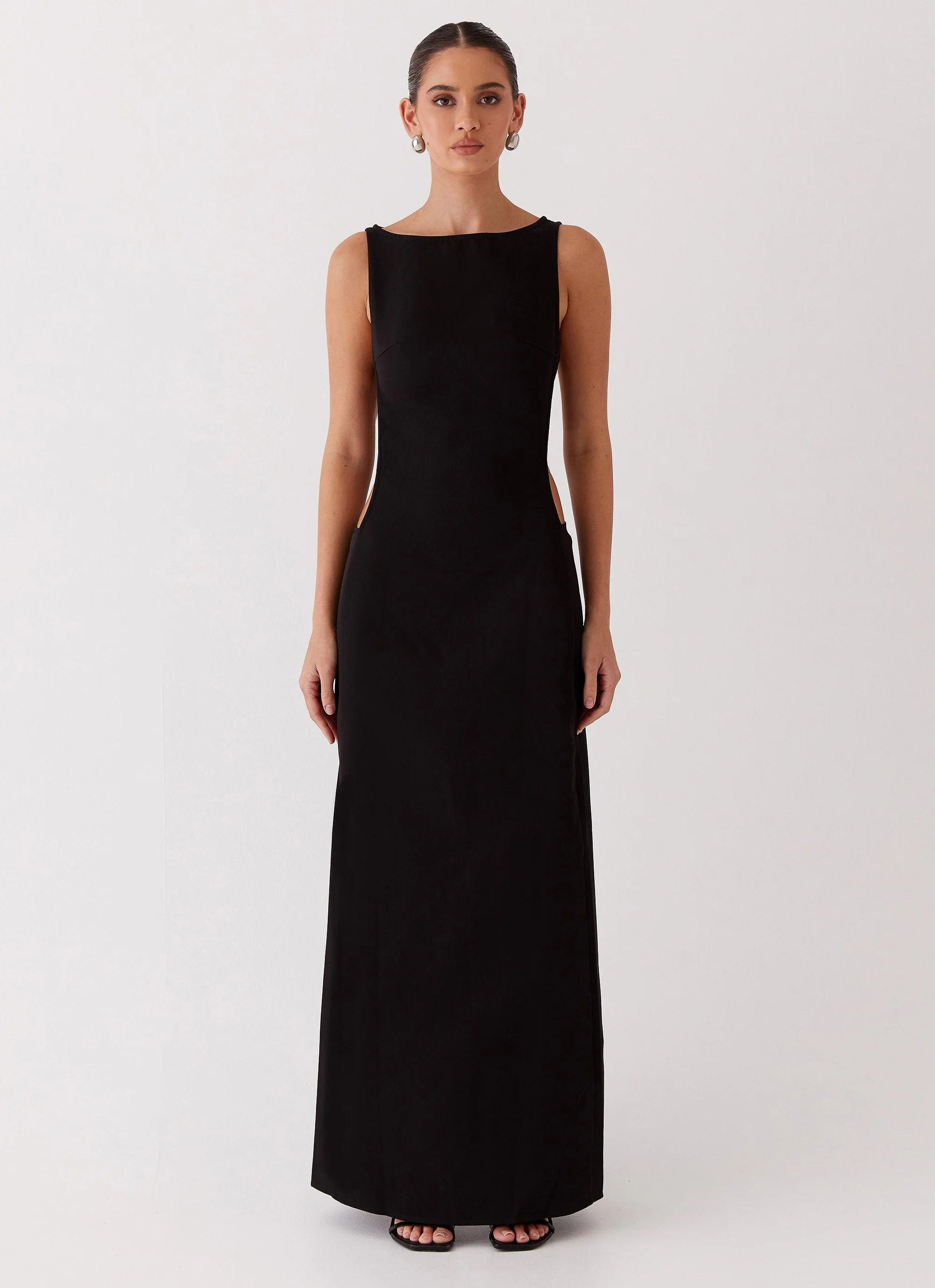 Cherish You Buckle Maxi Dress - Shadow - Image 2