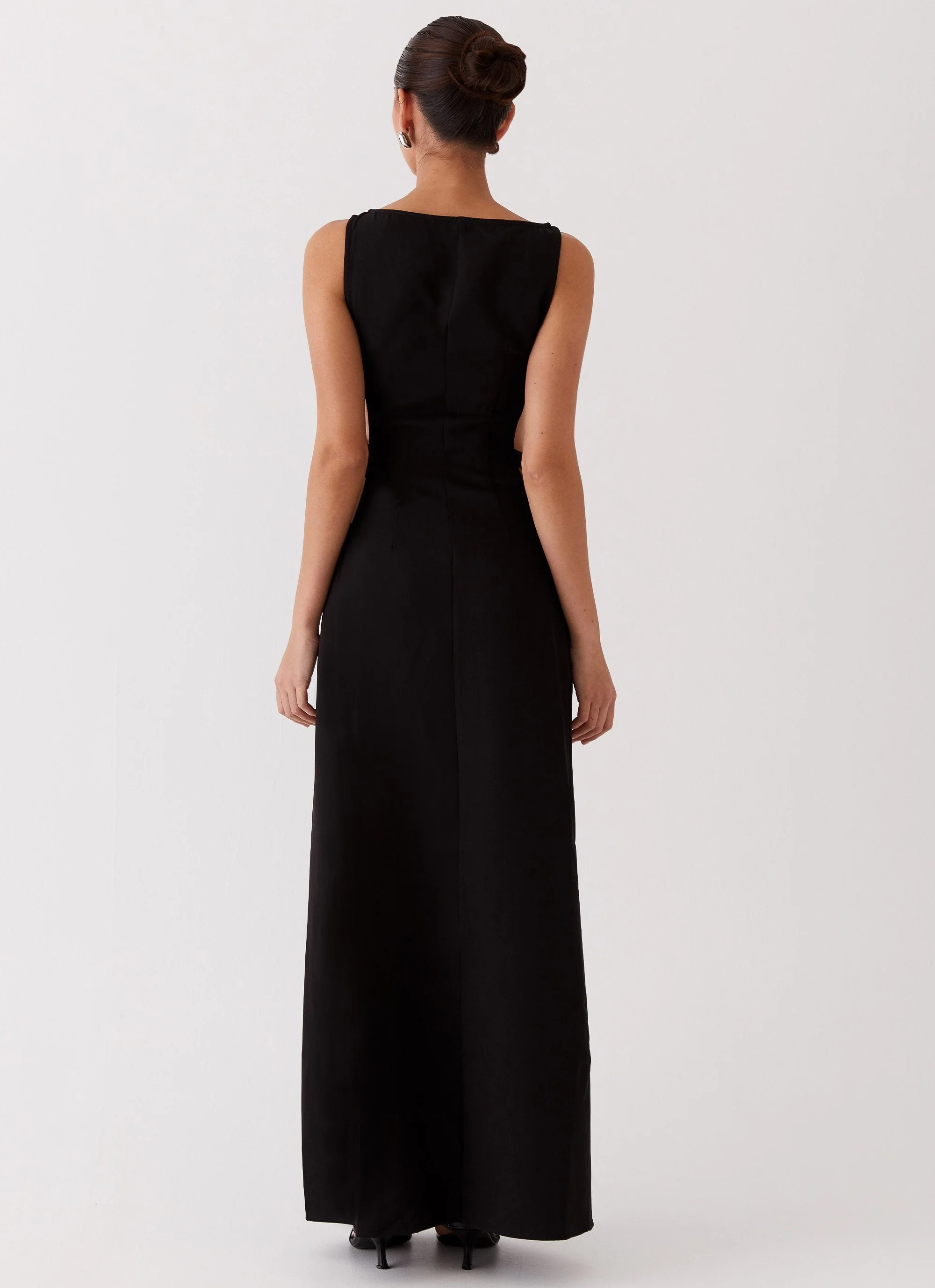 Cherish You Buckle Maxi Dress - Shadow - Image 4