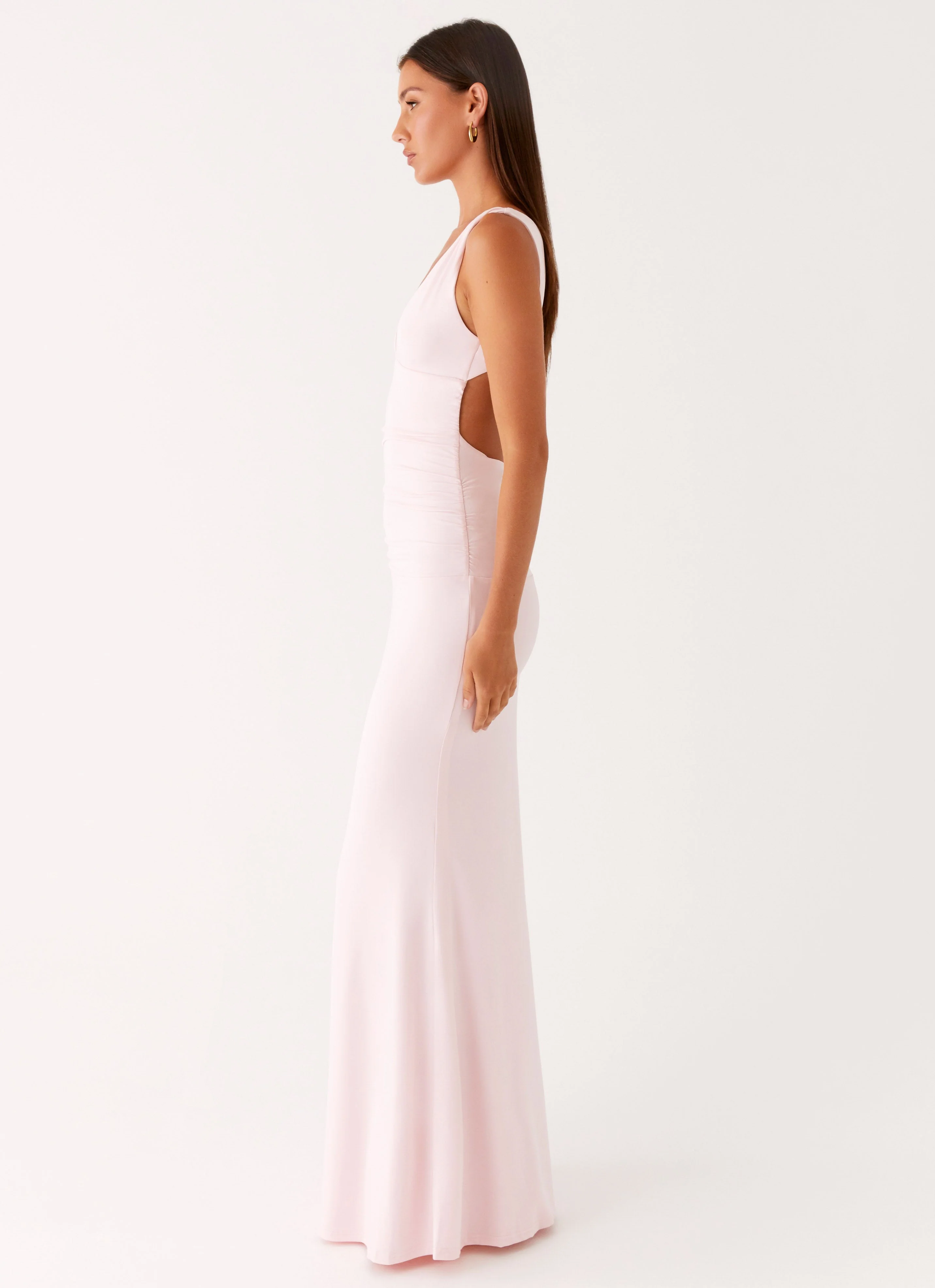 Cherry Sky Maxi Dress - Baby Pink - Image 2