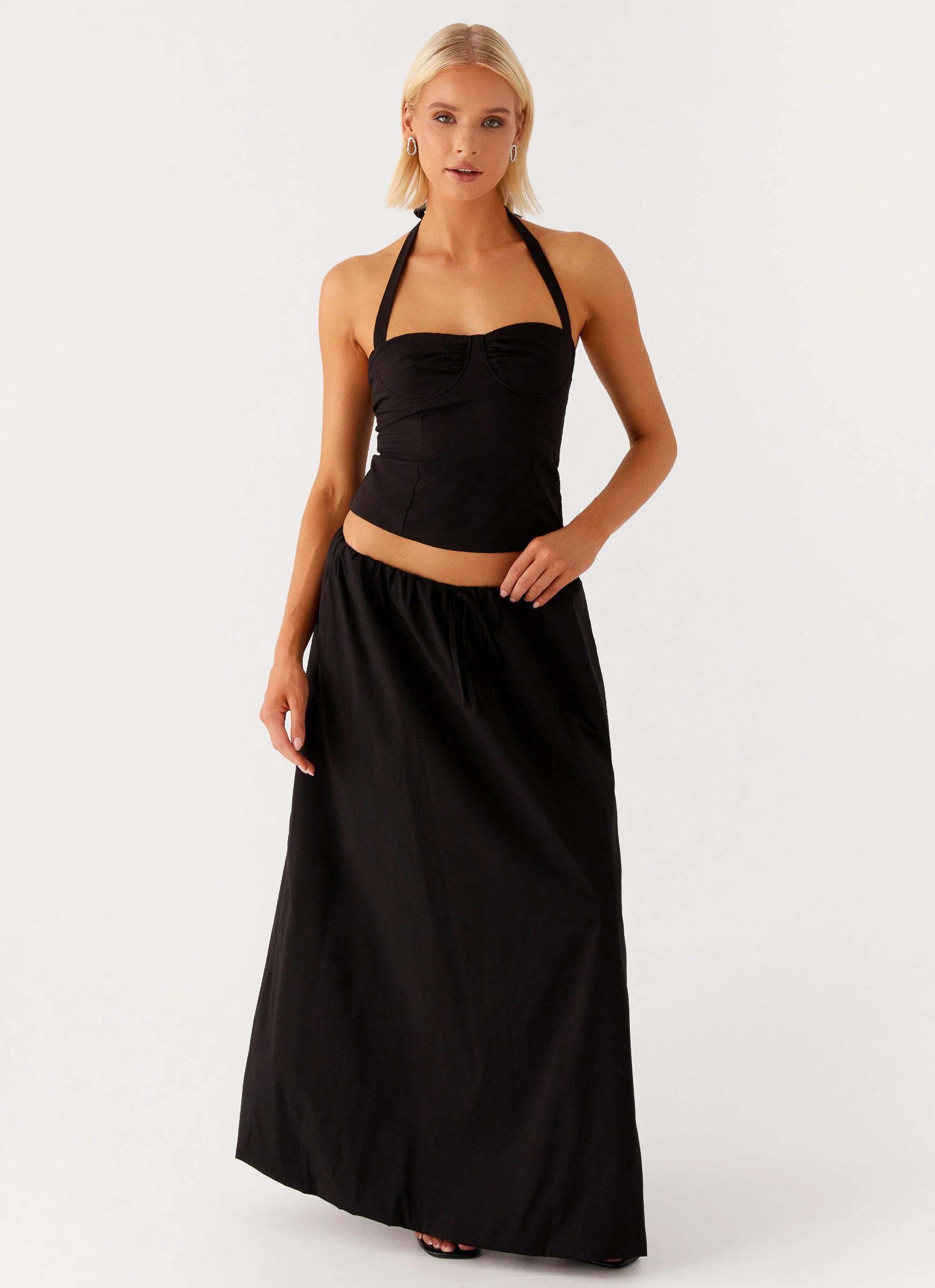 Cheryl Maxi Skirt - Black - Image 6
