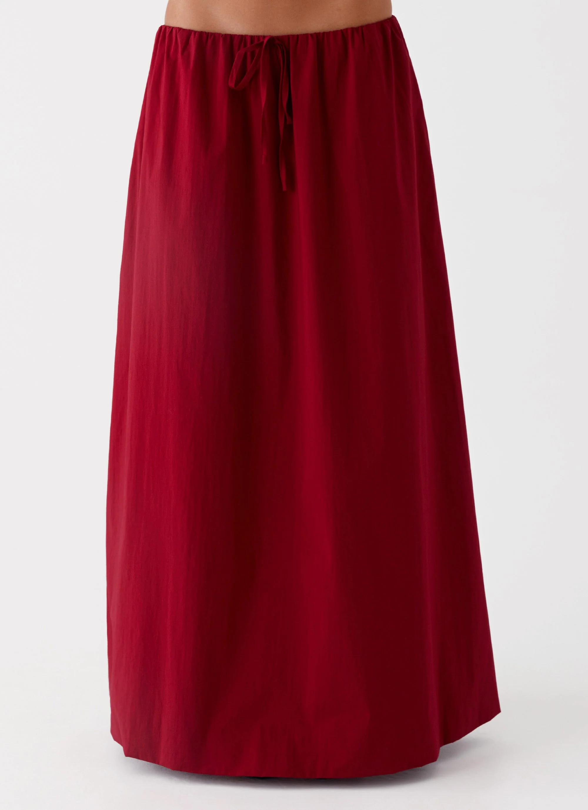 Cheryl Maxi Skirt - Cherry Red - Image 5
