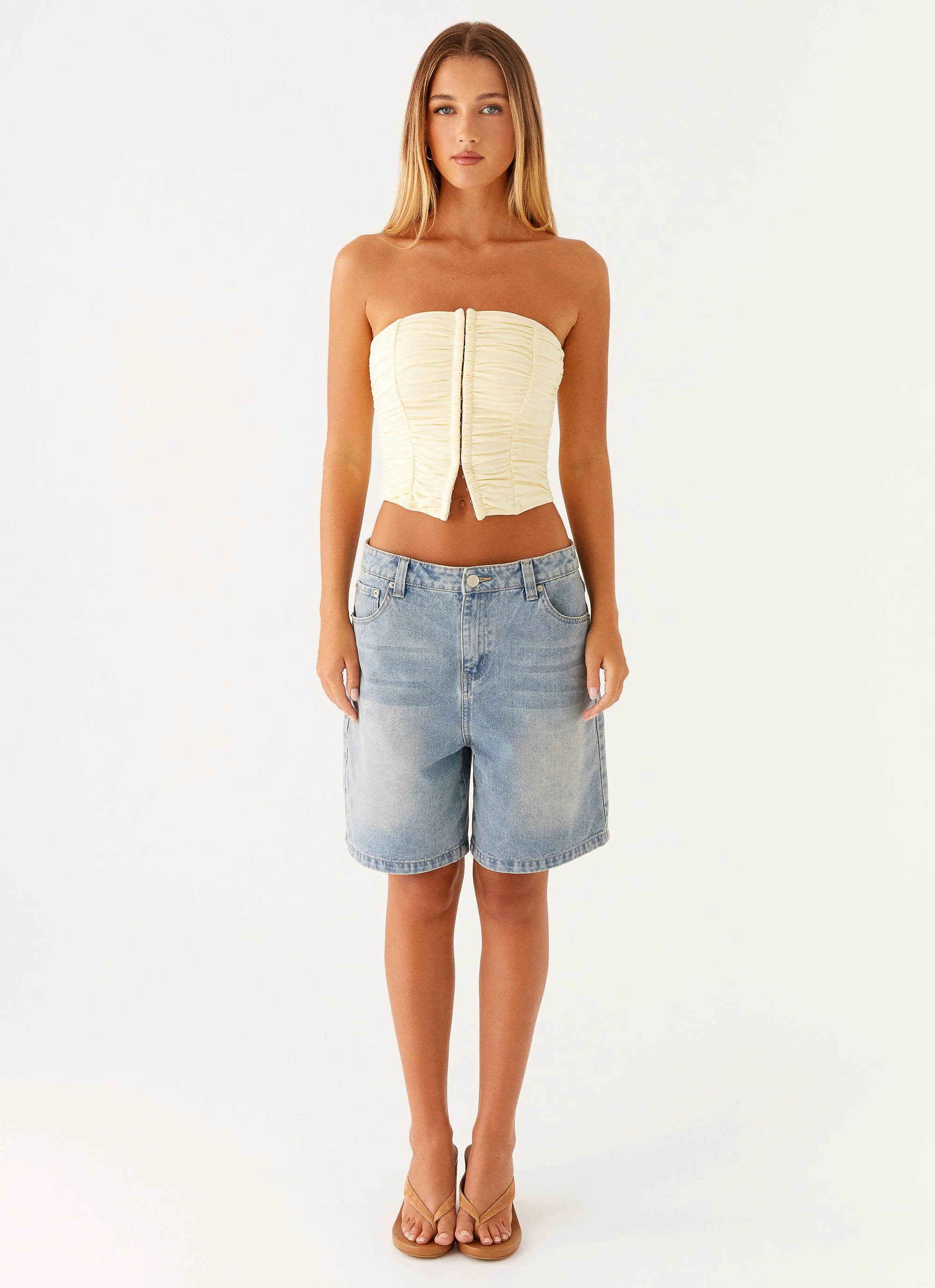 Christy Tube Top - Ivory - Image 2
