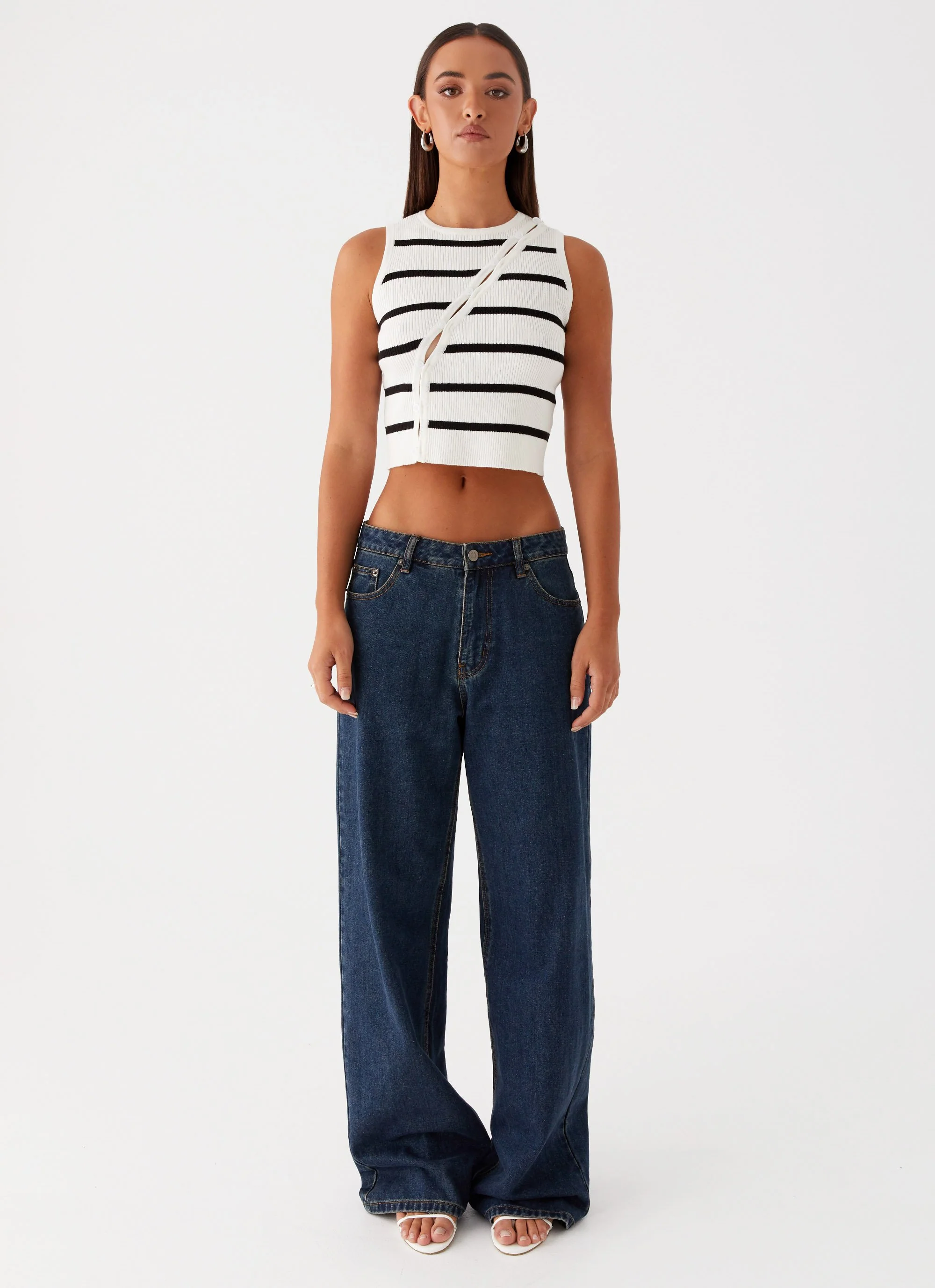 Chromatic Charm Knit Top - Ivory - Image 2