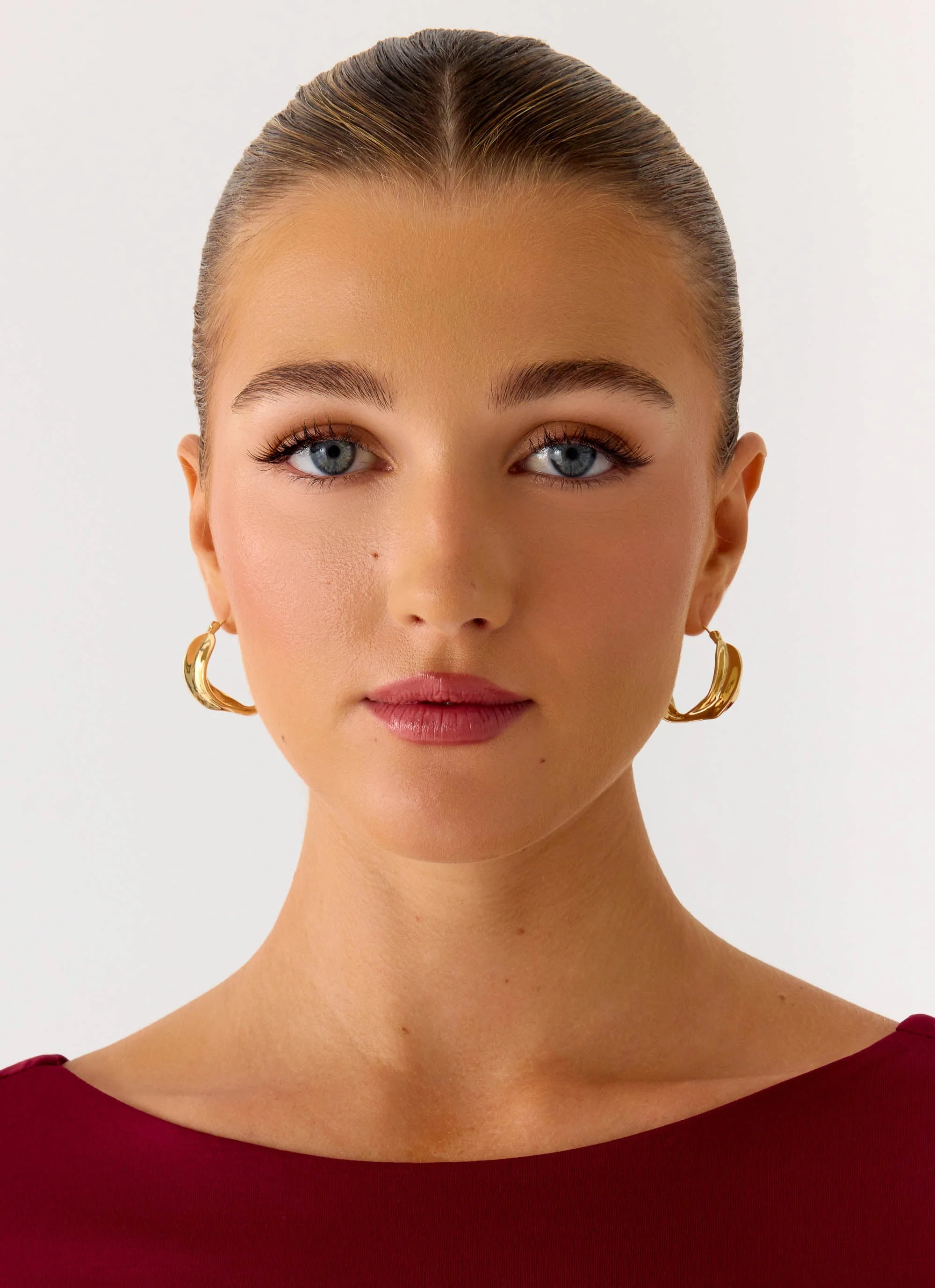 Chrome Crush Earrings - Gold - Image 3