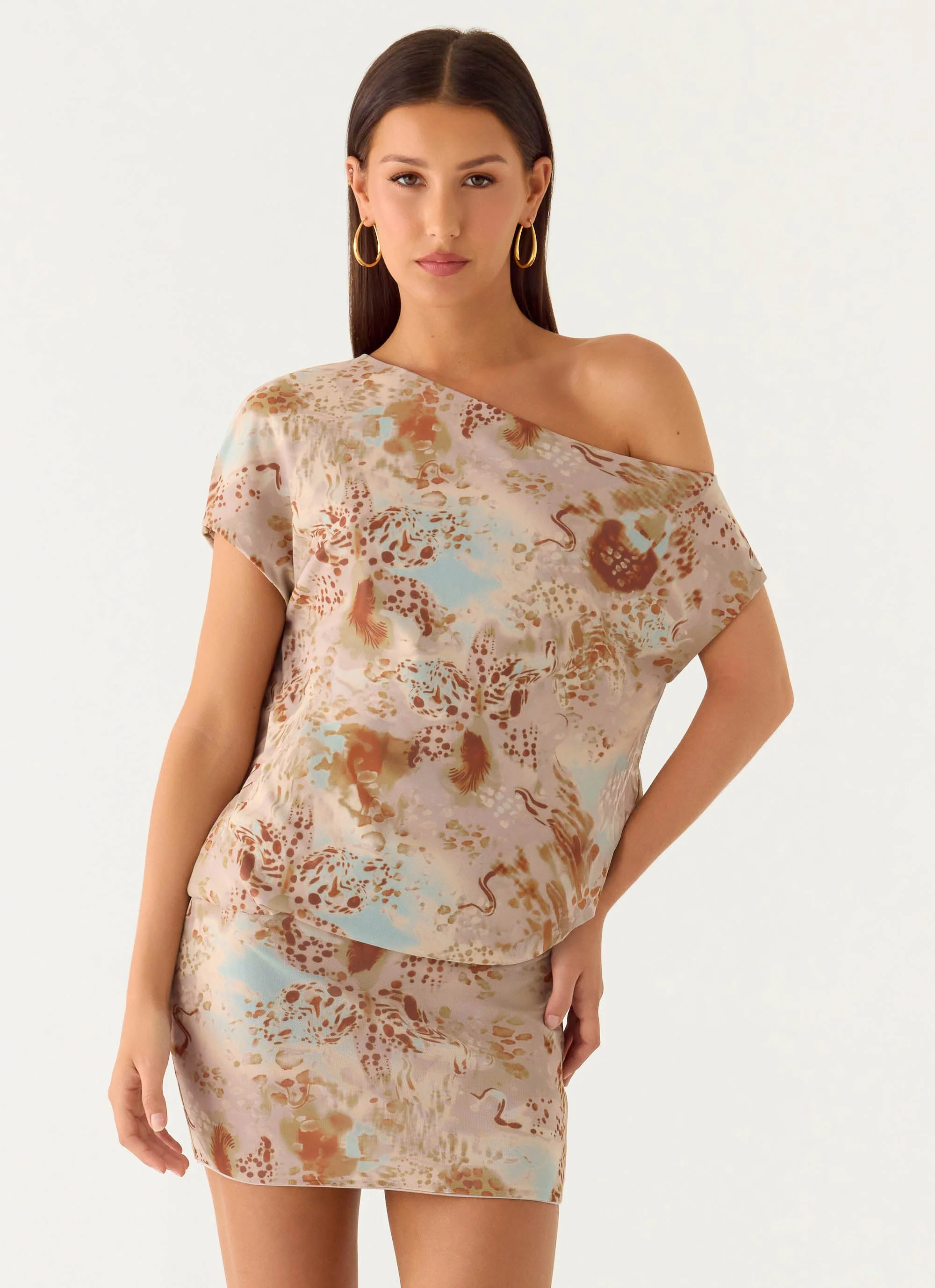 Cinema Mini Dress - Desert Blur - Image 2