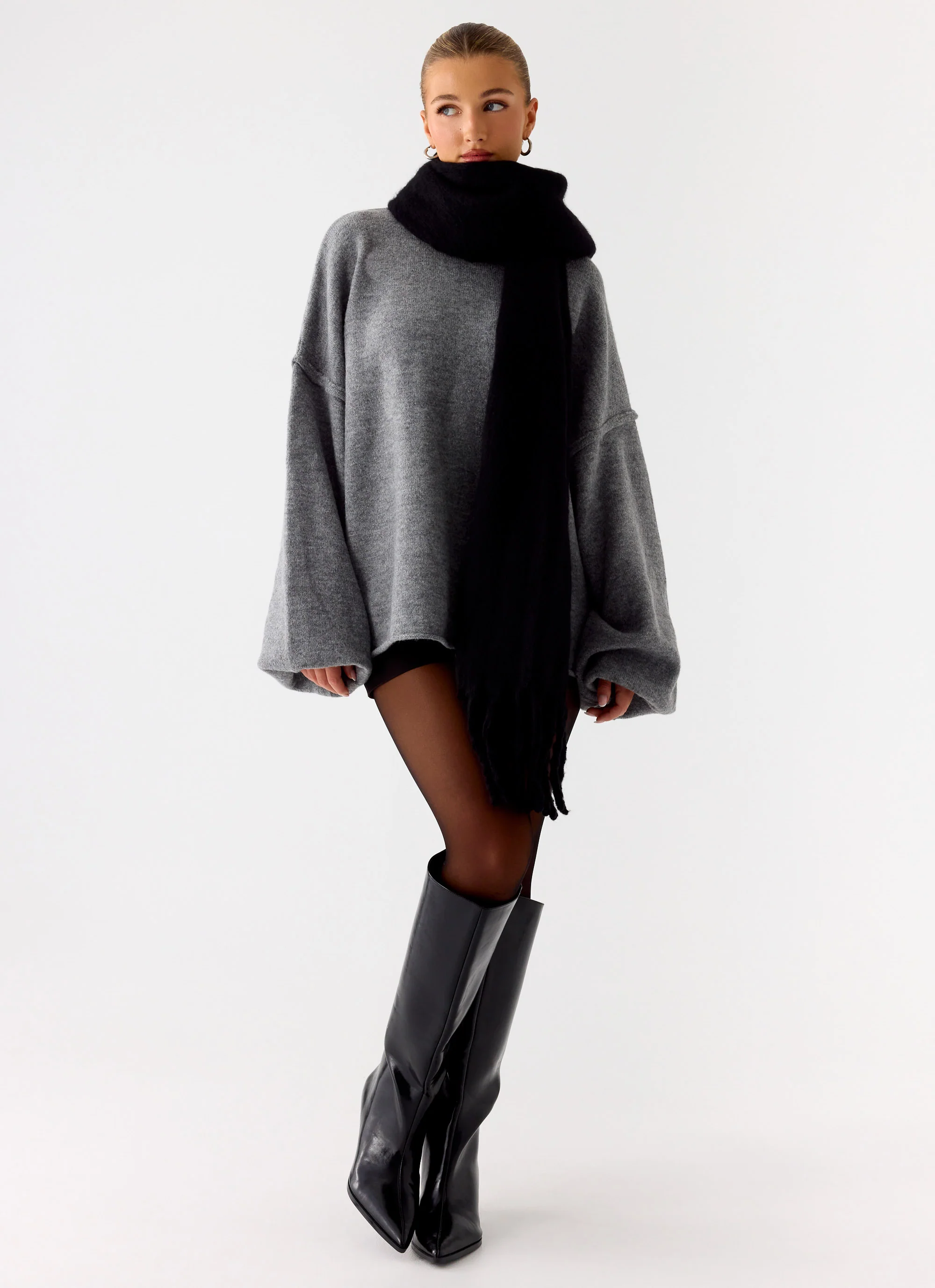 City Siren Scarf - Black - Image 3