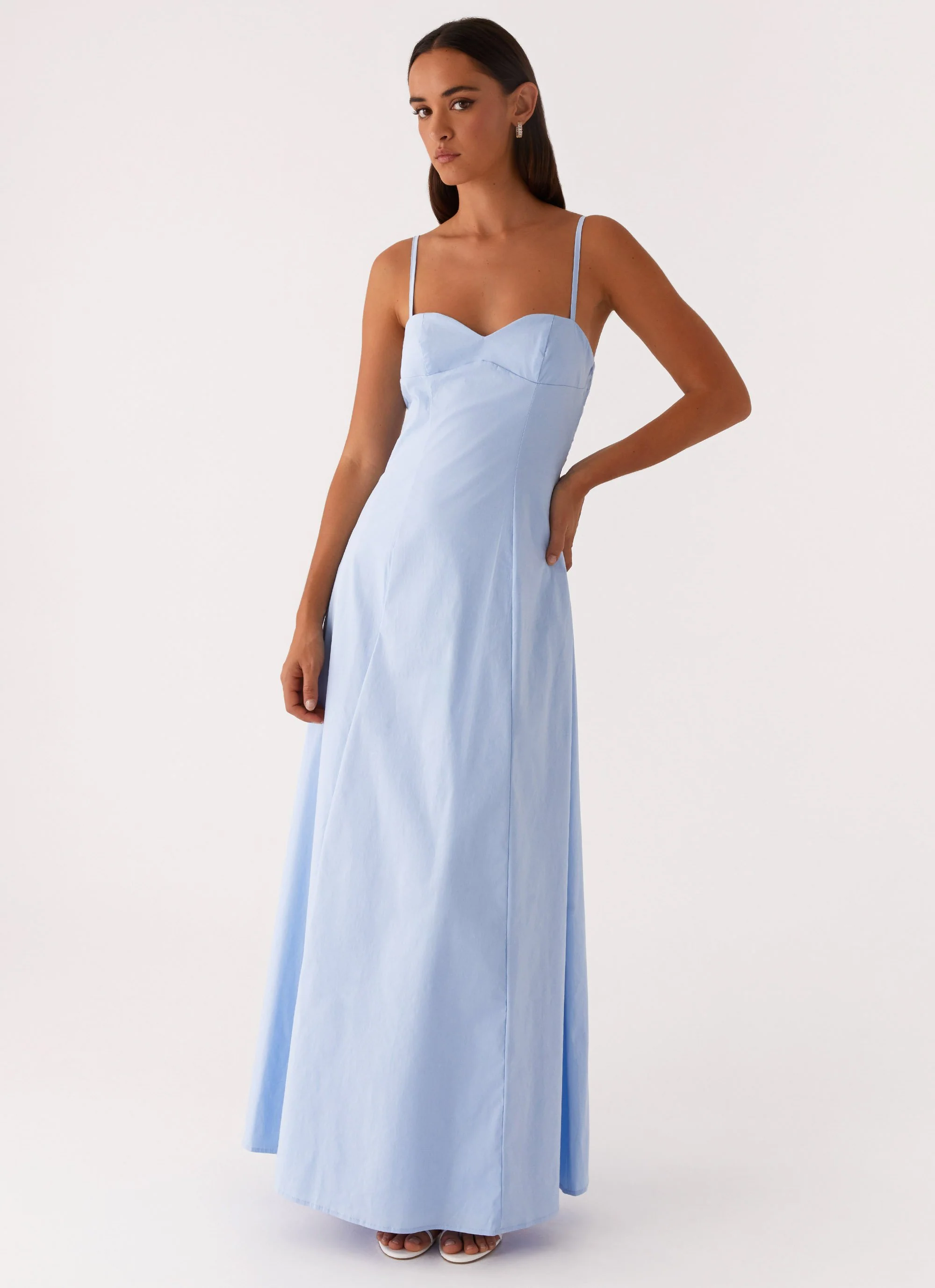 Clear As Day Maxi Dress - Blue - Image 2