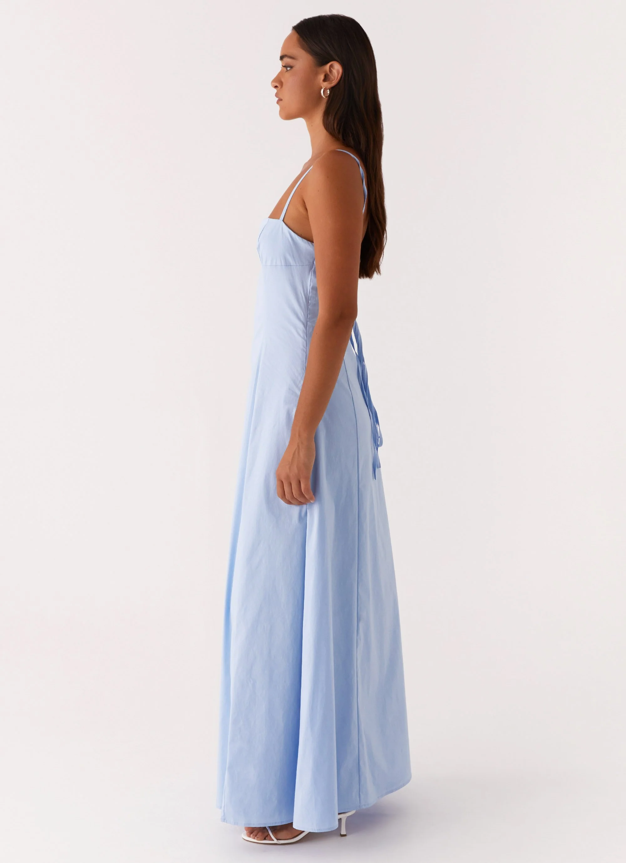 Clear As Day Maxi Dress - Blue - Image 4