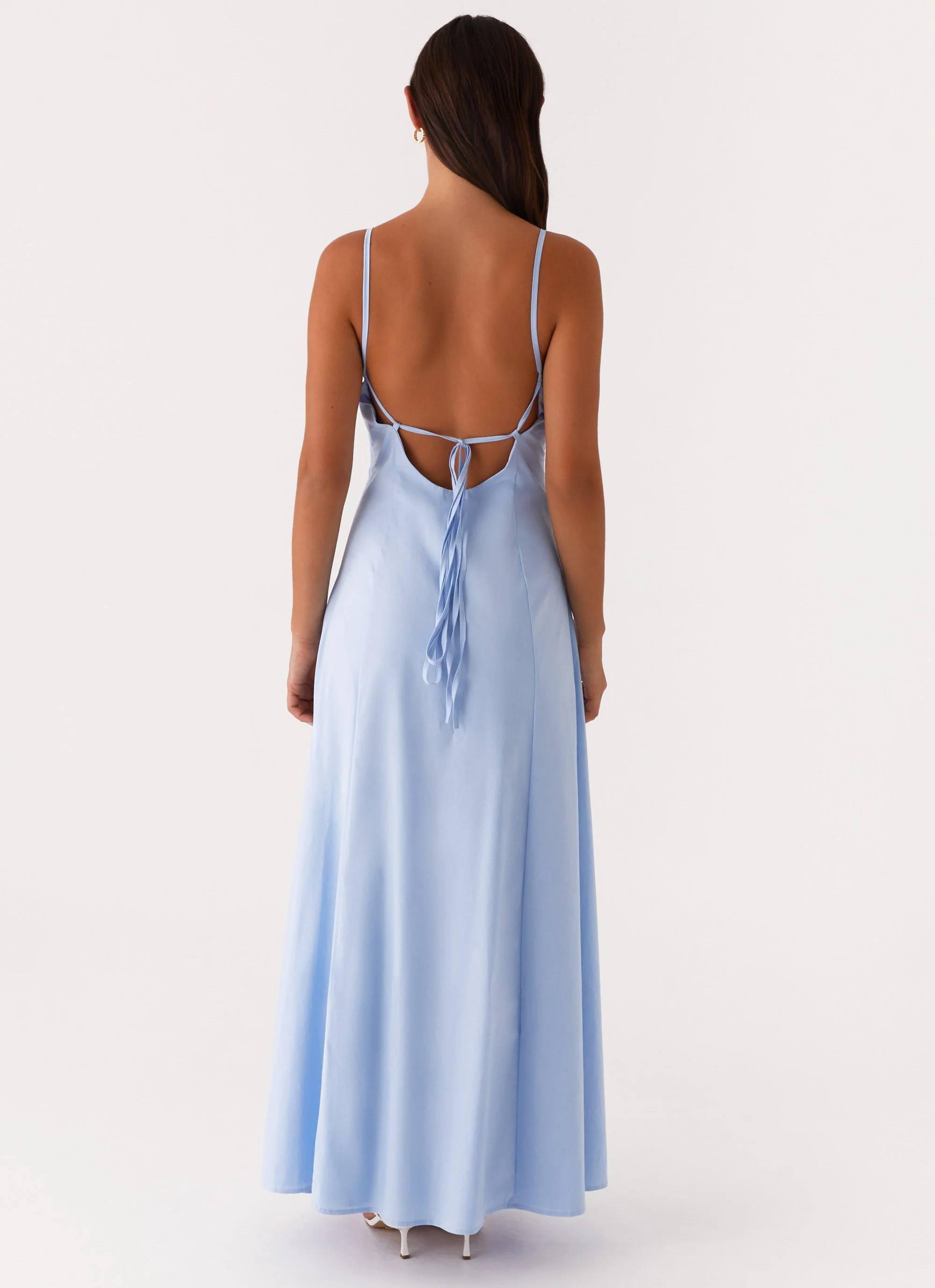 Clear As Day Maxi Dress - Blue - Image 5