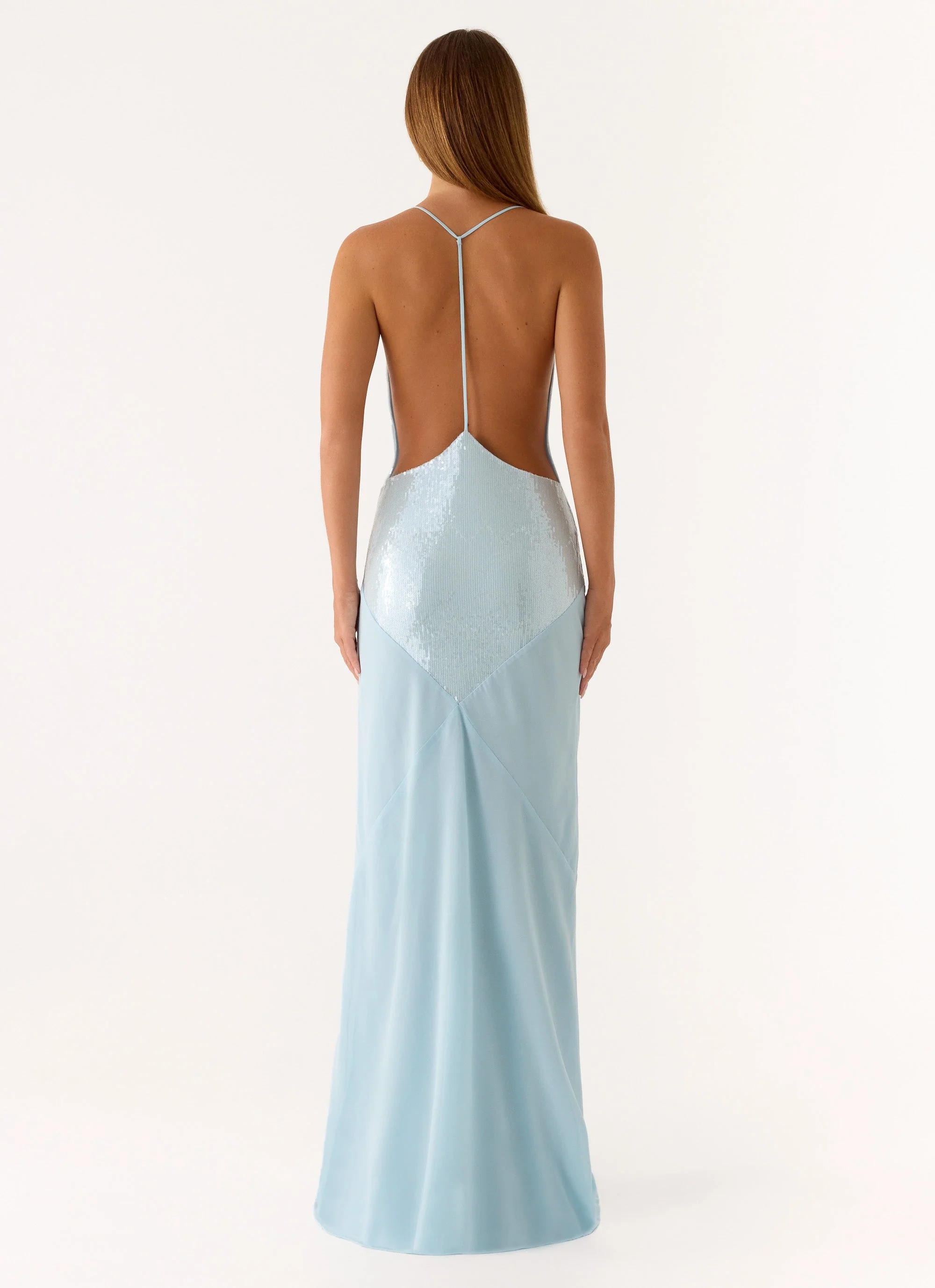 Cleodora Maxi Dress - Blue - Image 3