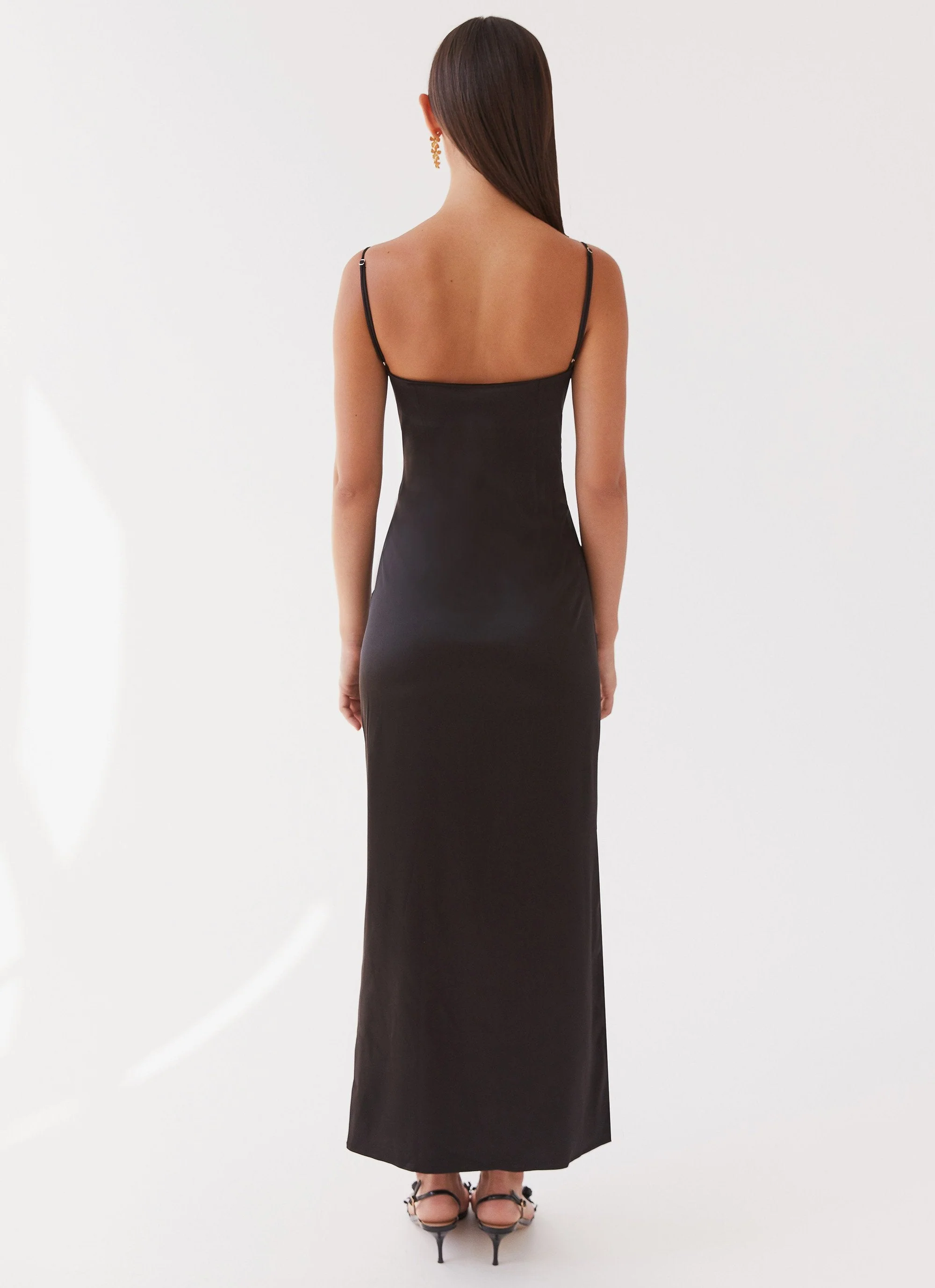 Close To You Maxi Dress - Black - Image 4
